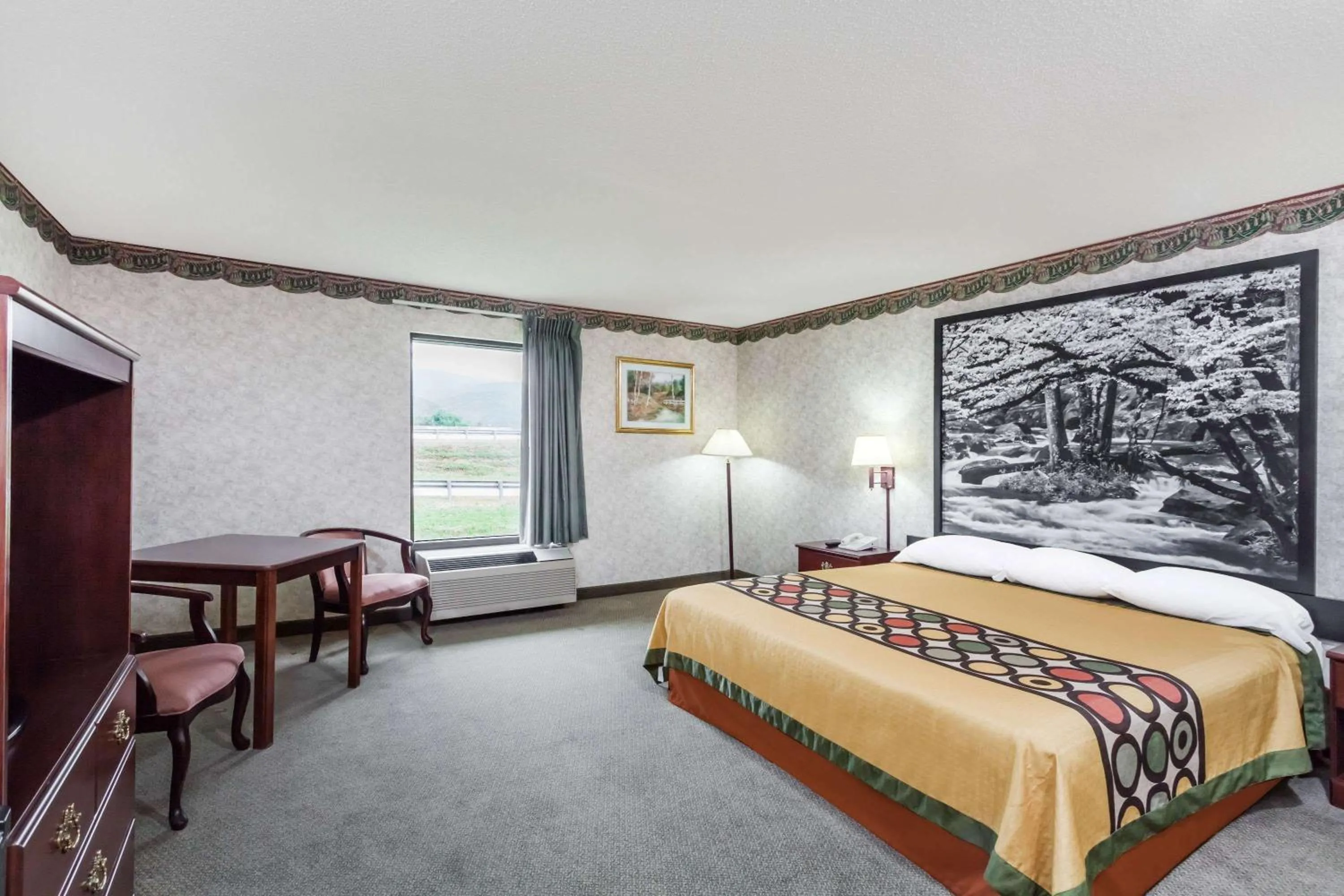 Photo of the whole room, Bed in Super 8 by Wyndham Erwin, I-26 Exit 37