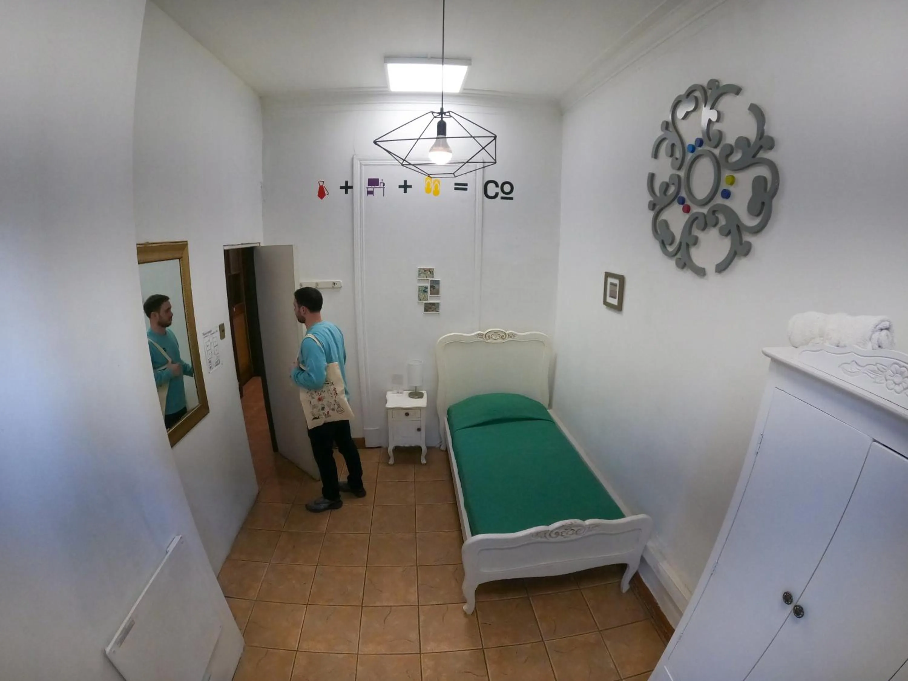 Bed in Hostal Providencia