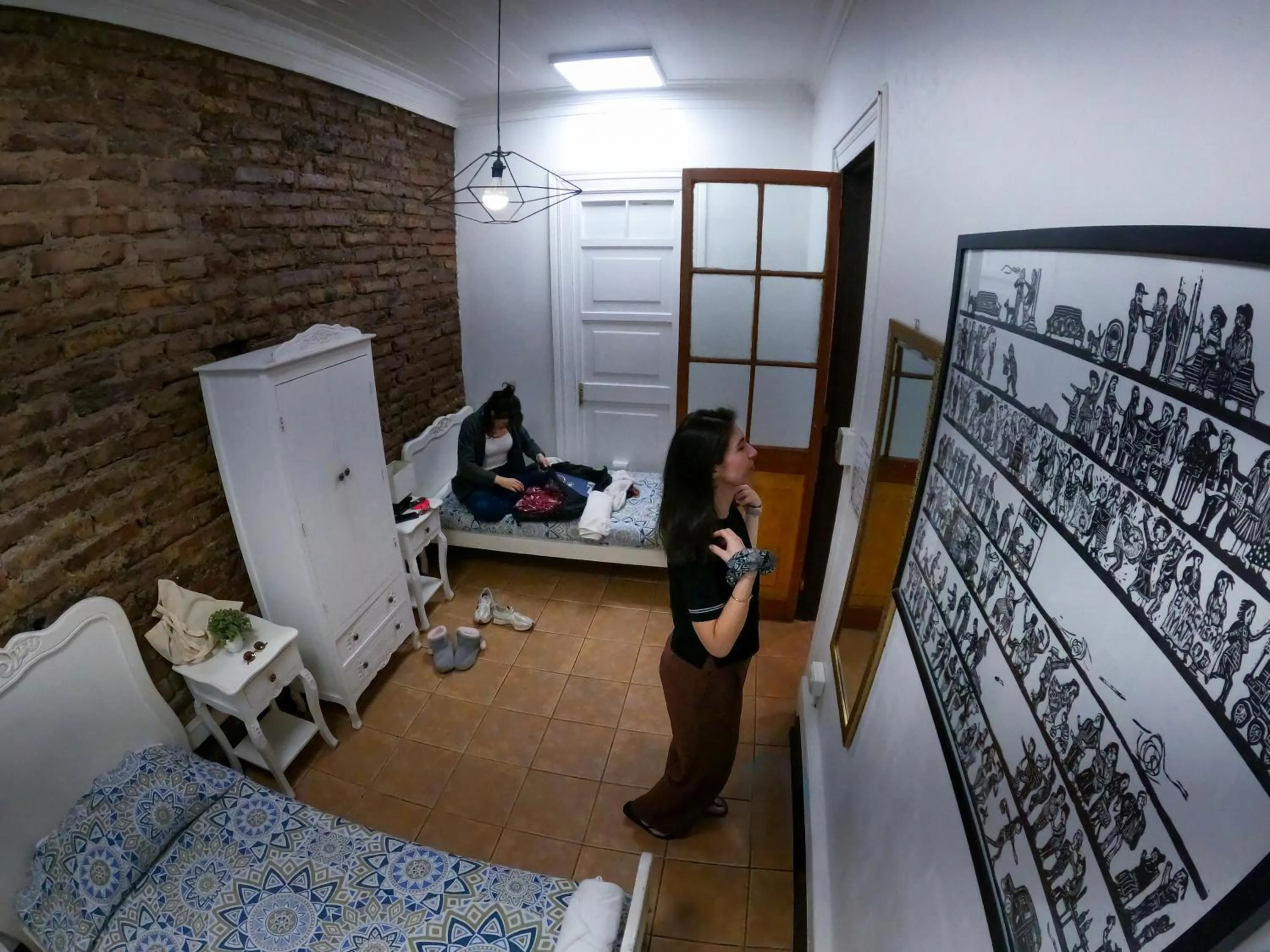 Bed in Hostal Providencia