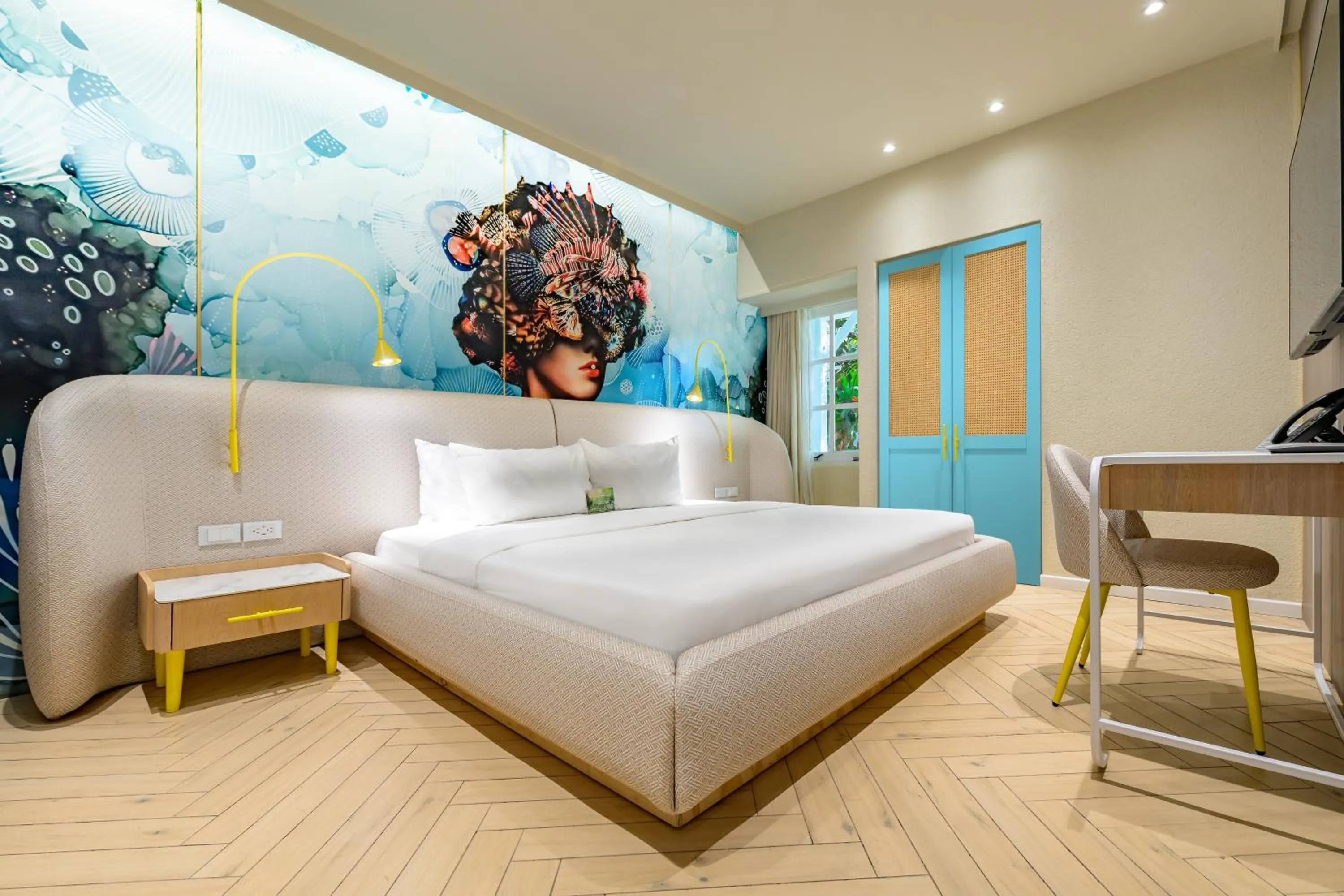 Bed in Trupial Hotel & Casino