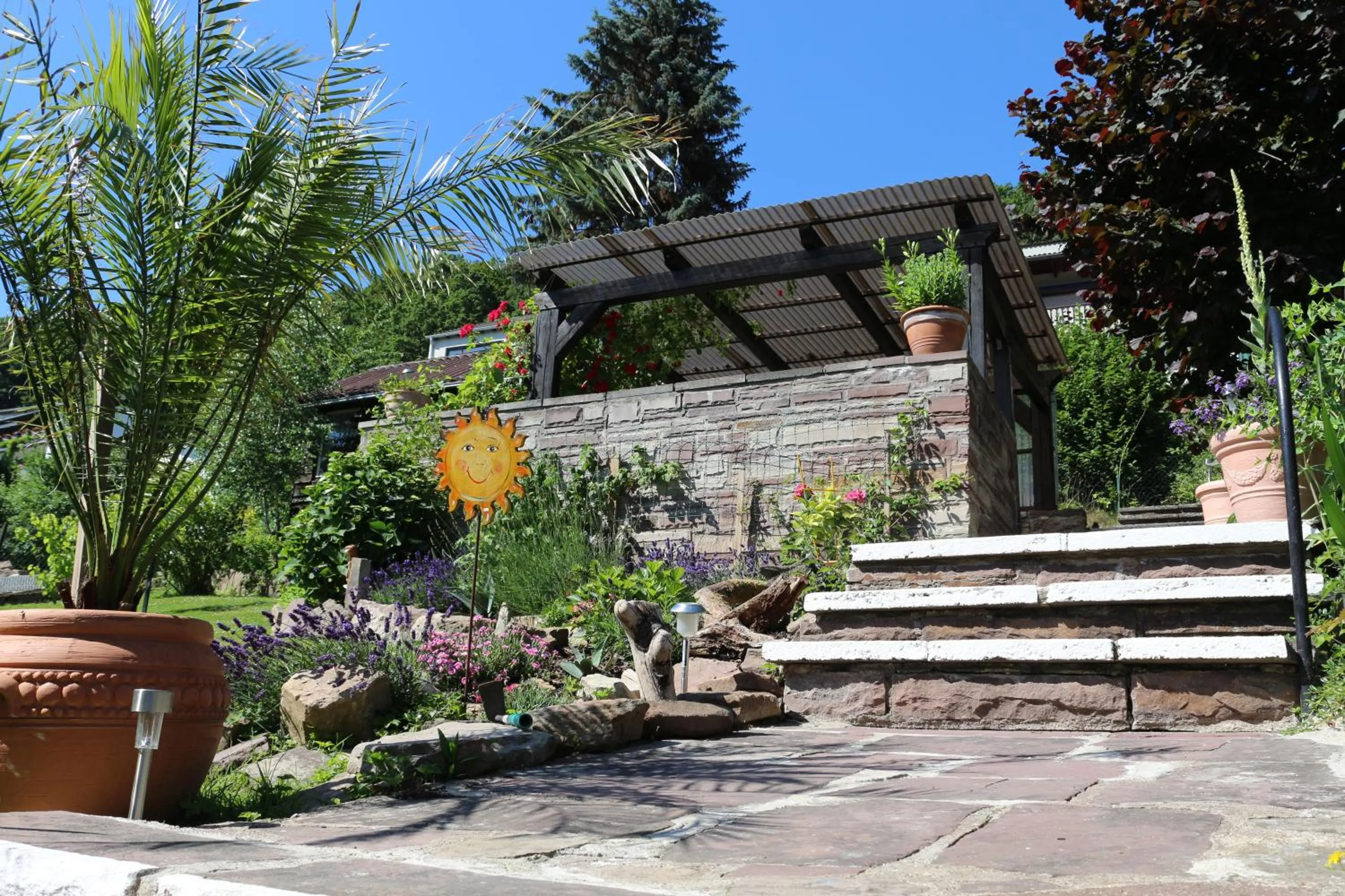 Garden in Pension Fernblick