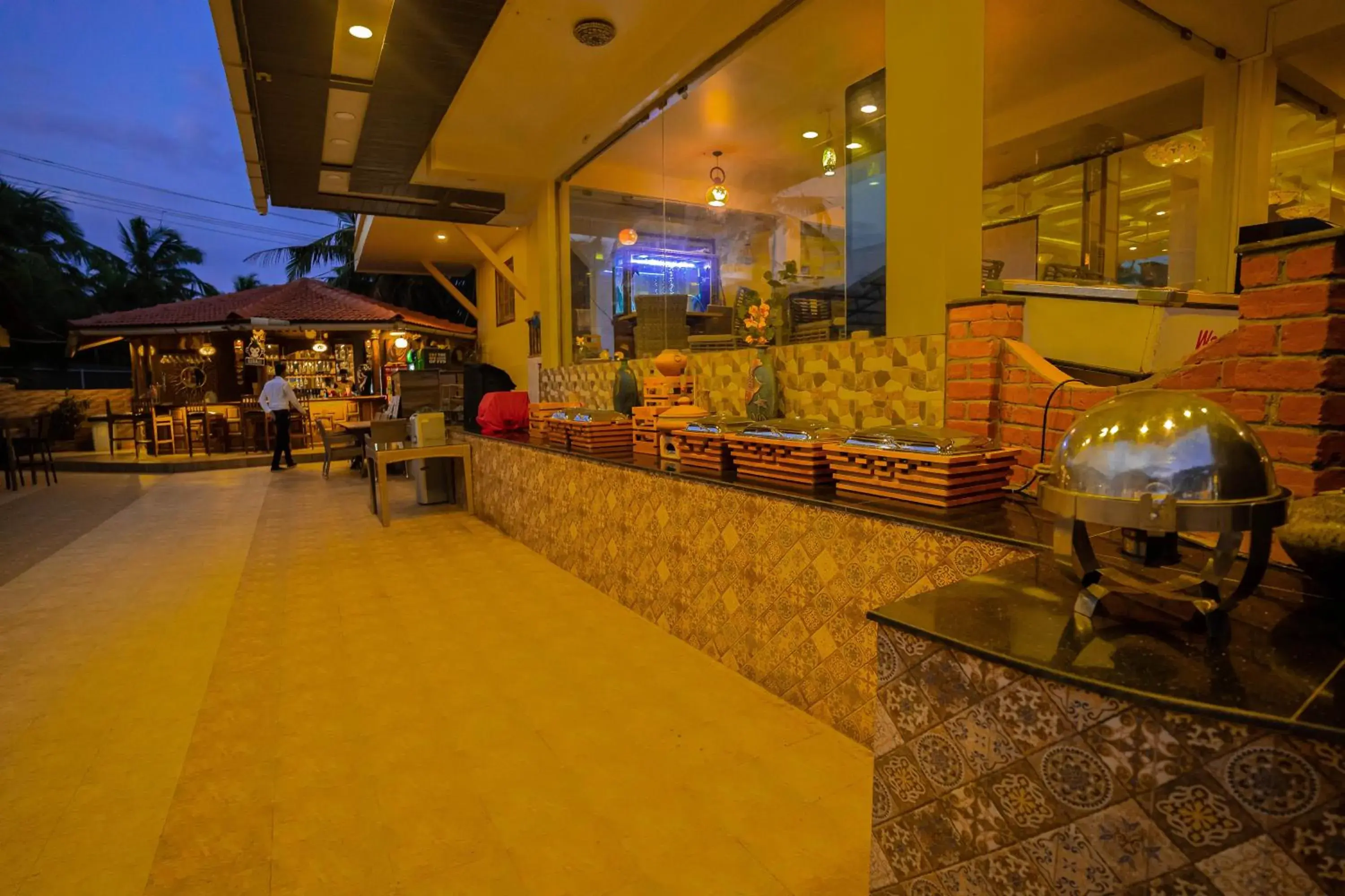 Continental breakfast in Alcove Resort Vagator Continental breakfast in Alcove Resort Vagator