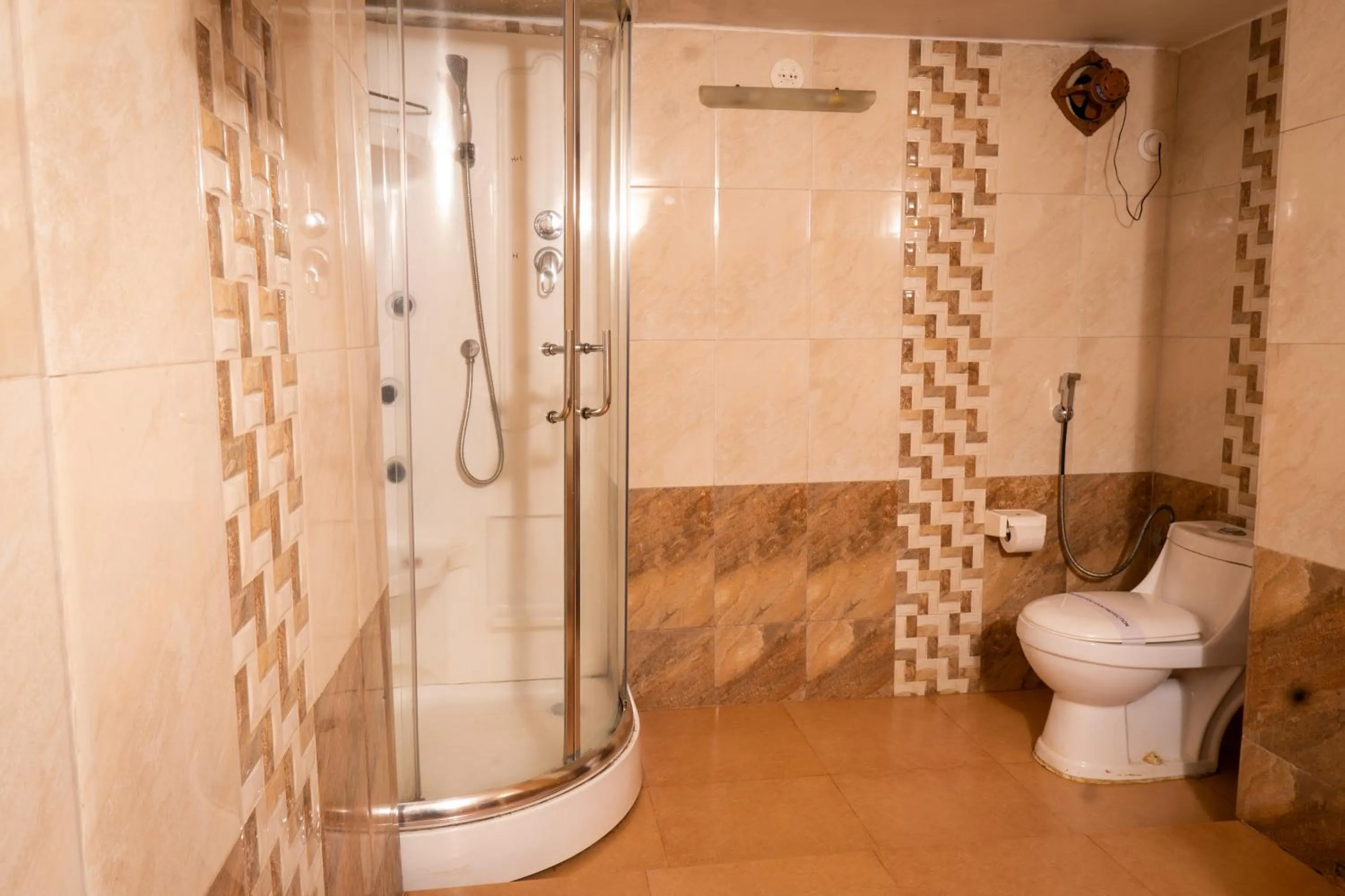 Shower in Alcove Resort Vagator