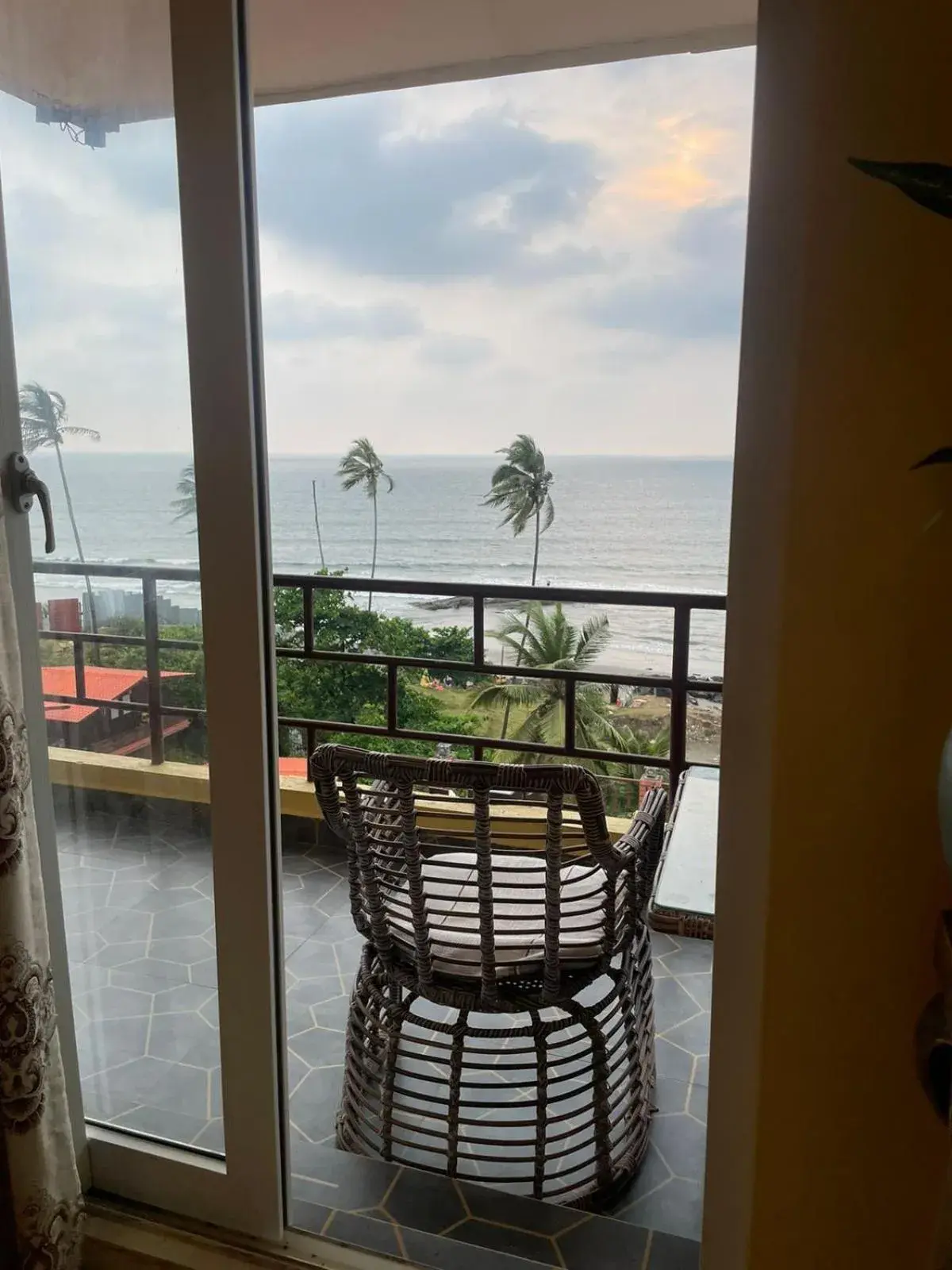 Sea view in Alcove Resort Vagator Sea view in Alcove Resort Vagator