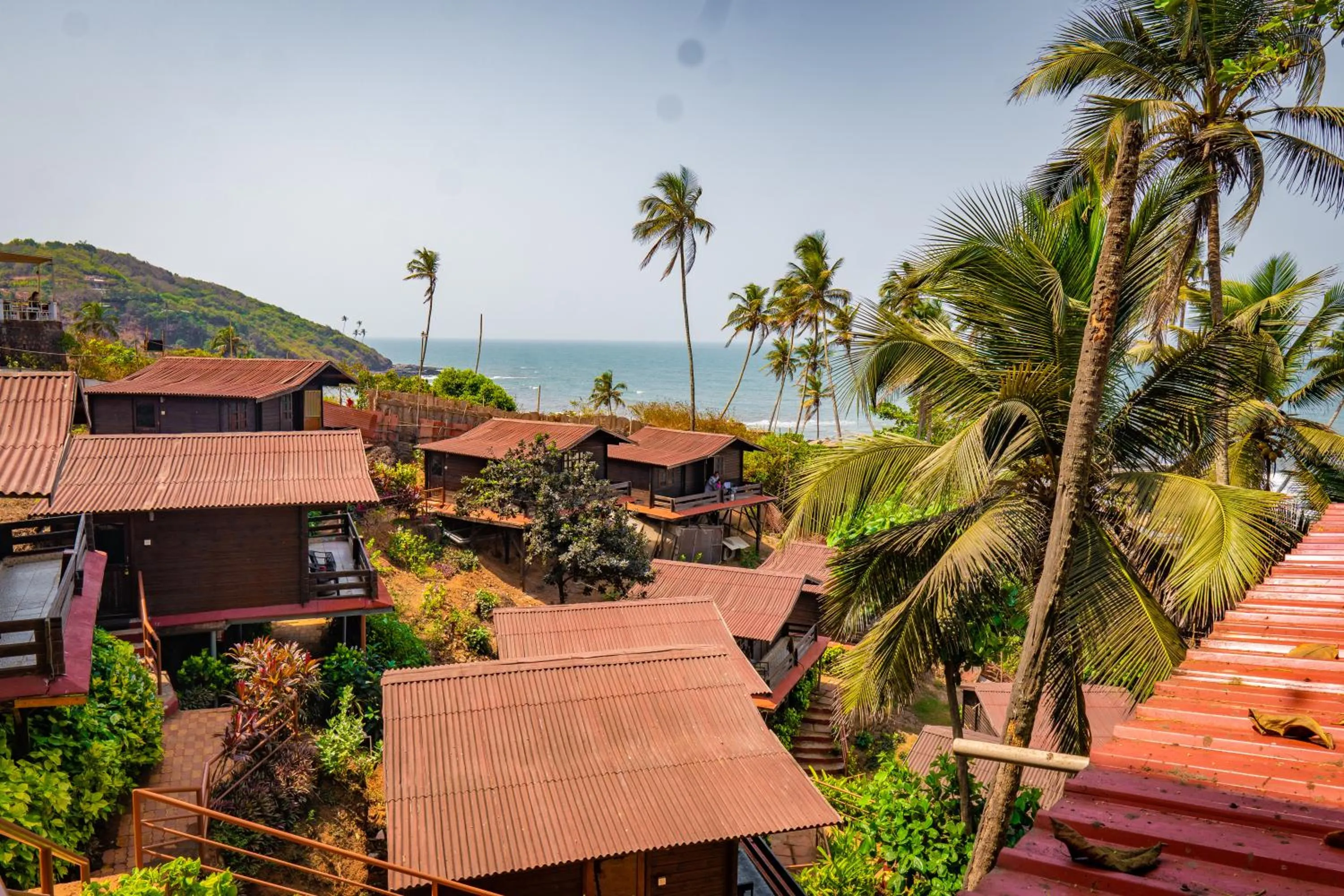 On site in Alcove Resort Vagator