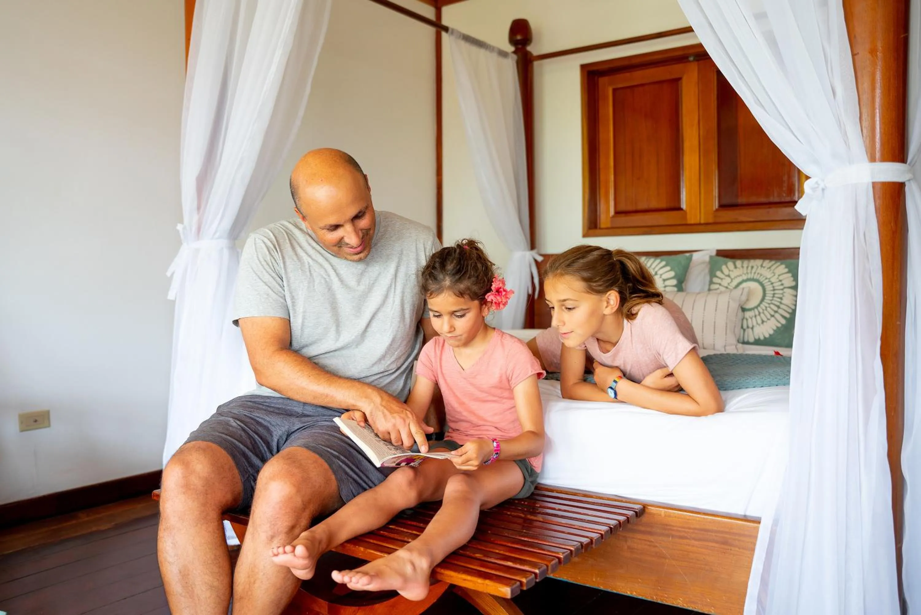 Family in Hopkins Bay Belize a Muy'Ono Resort