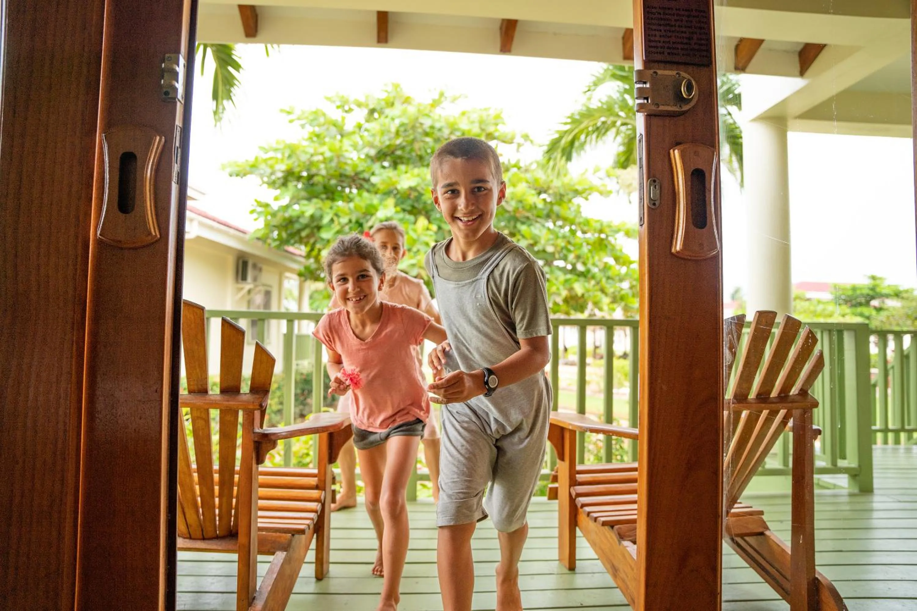 Family in Hopkins Bay Belize a Muy'Ono Resort