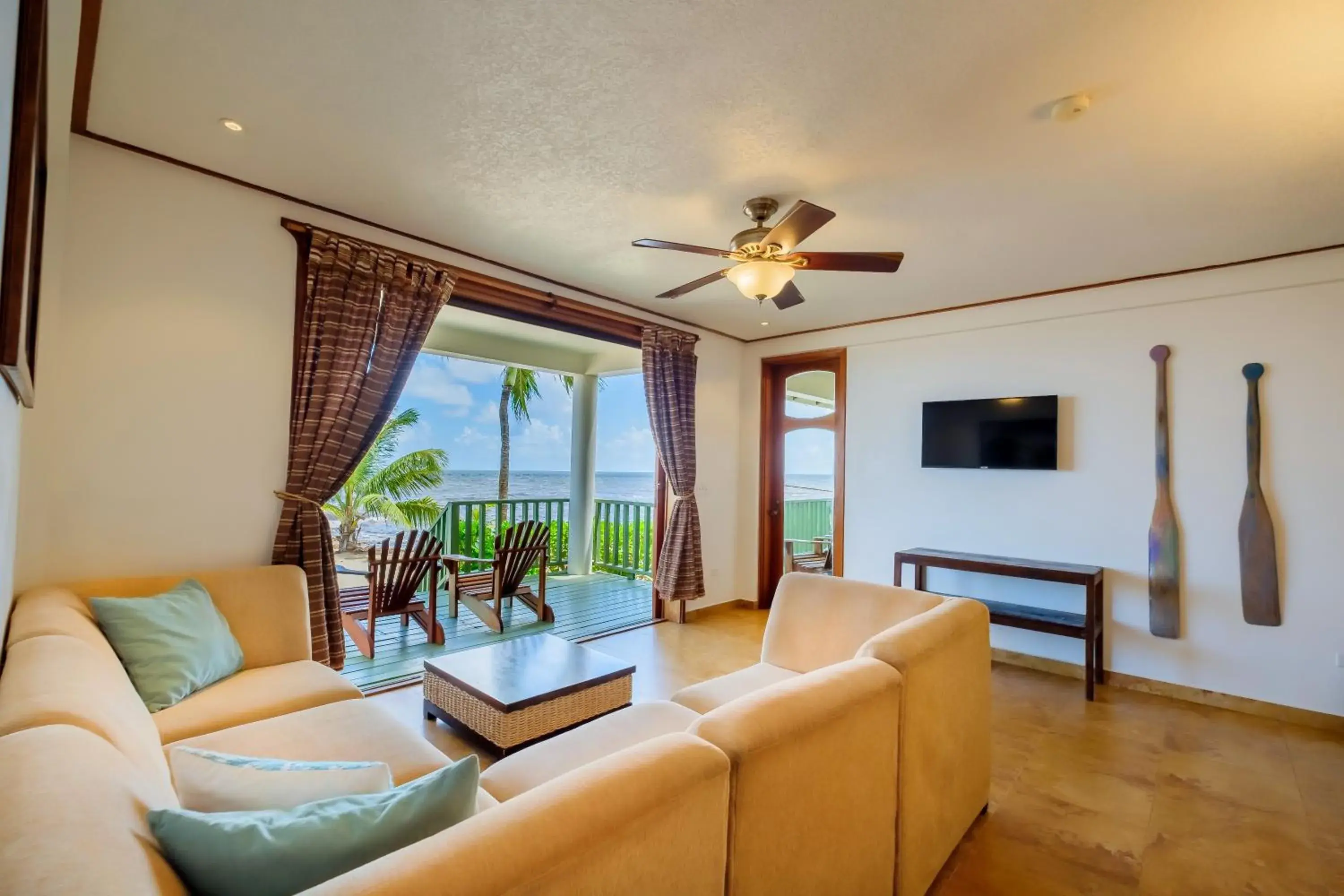 Living room in Hopkins Bay Belize a Muy'Ono Resort Living room in Hopkins Bay Belize a Muy'Ono Resort