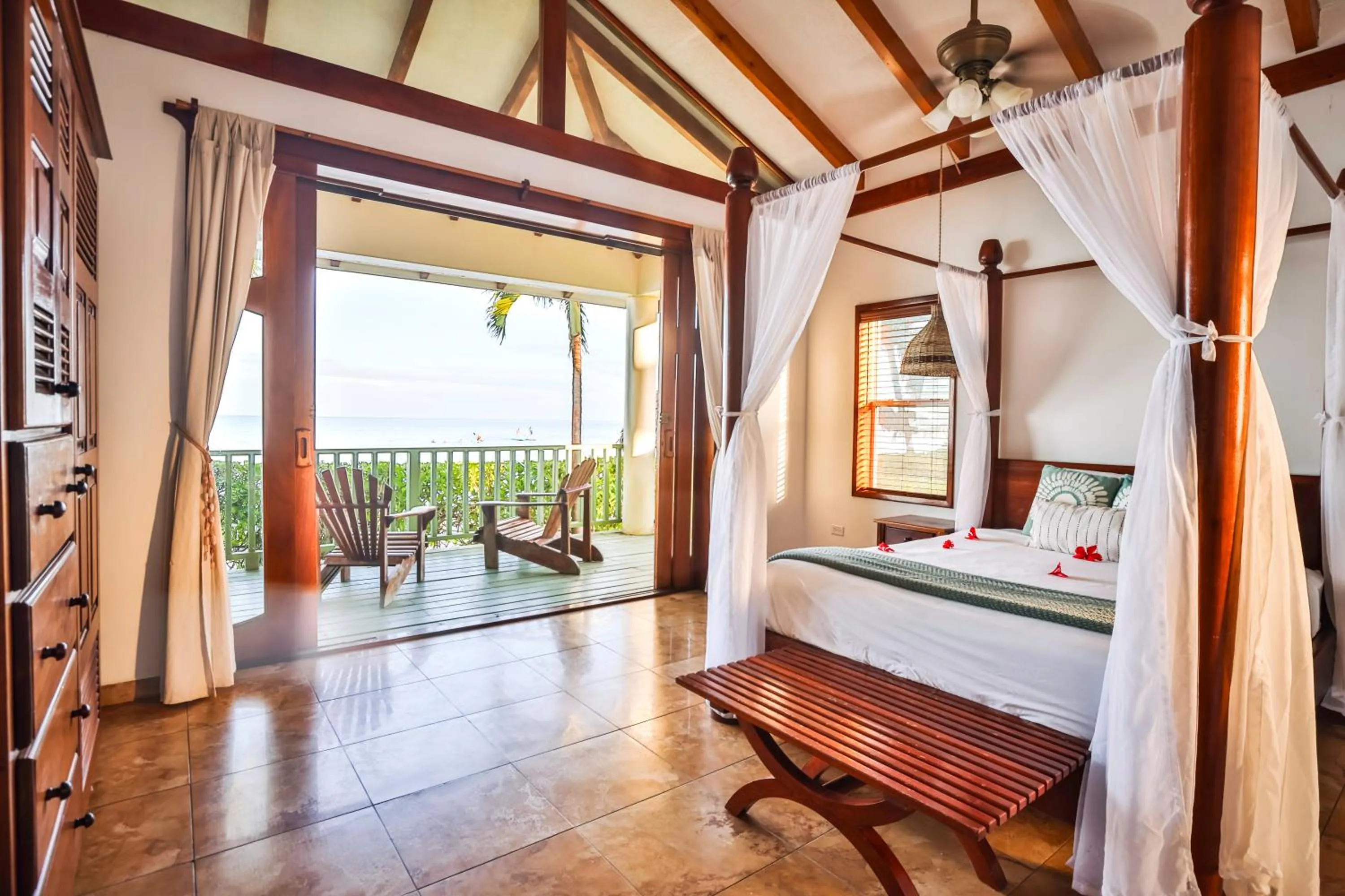 Bedroom, Bed in Hopkins Bay Belize a Muy'Ono Resort