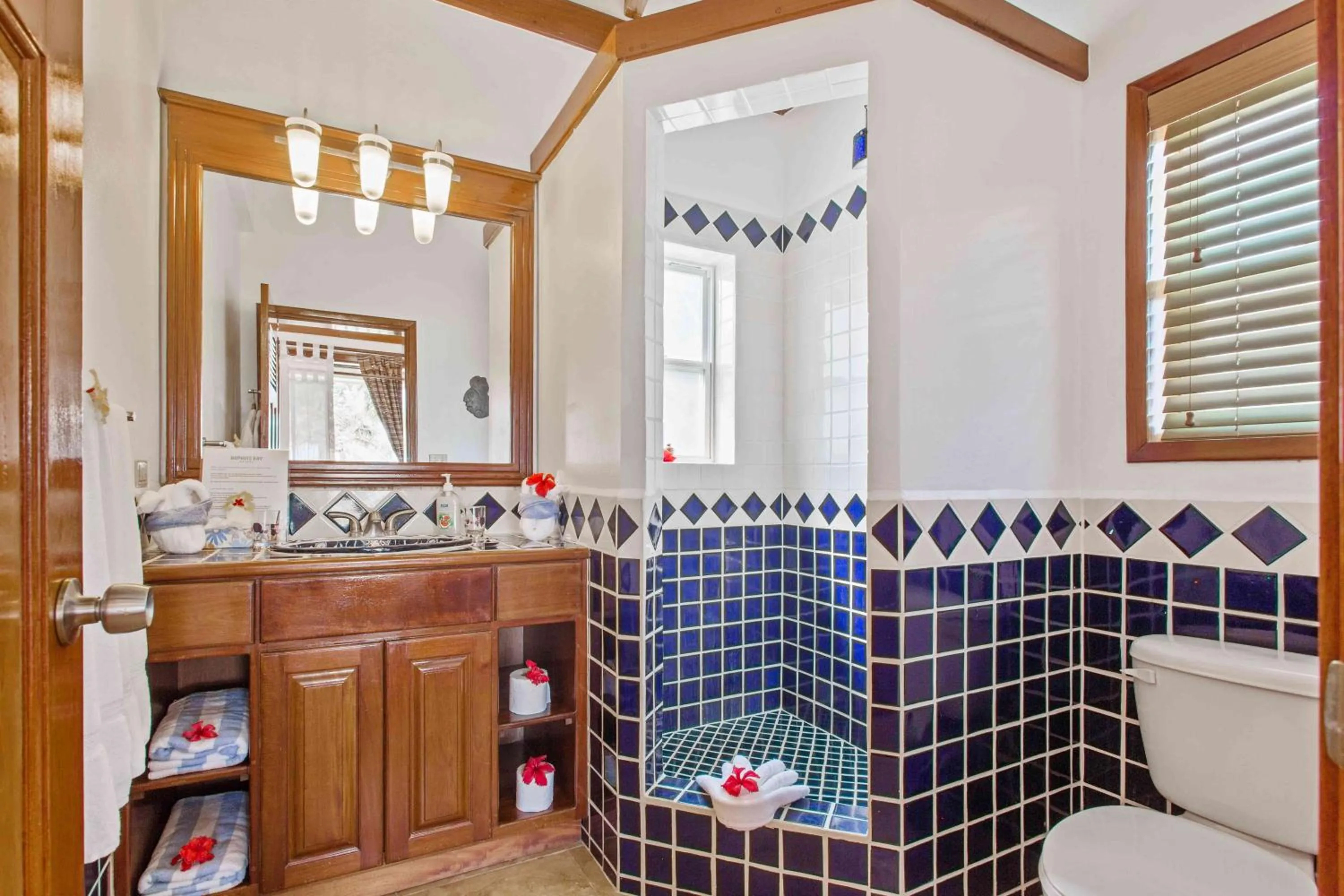 Bathroom in Hopkins Bay Belize a Muy'Ono Resort