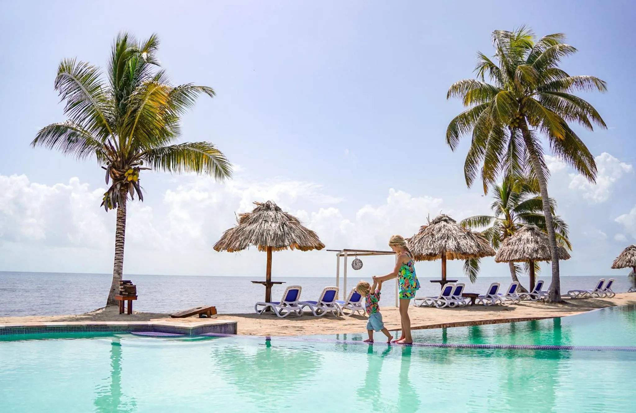 Swimming pool in Hopkins Bay Belize a Muy'Ono Resort