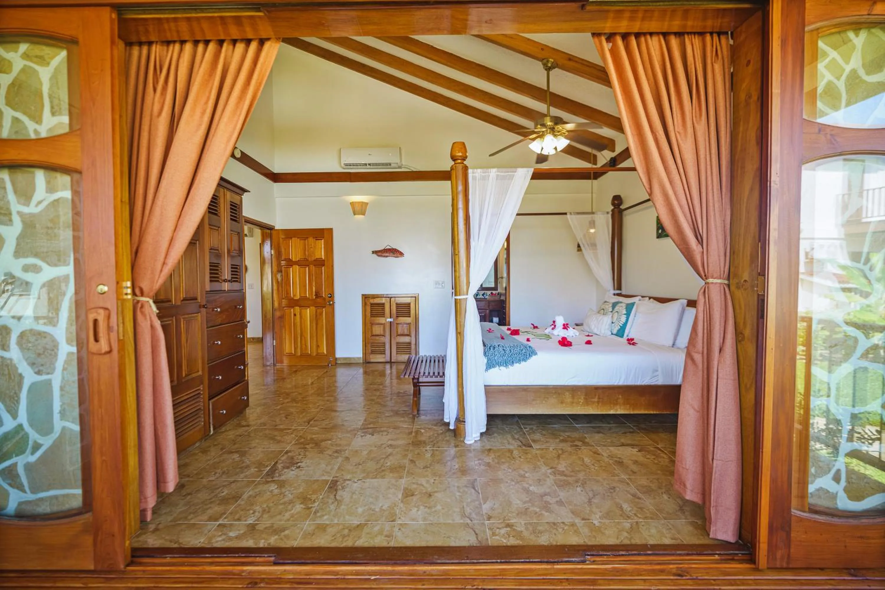 Bedroom, Bed in Hopkins Bay Belize a Muy'Ono Resort