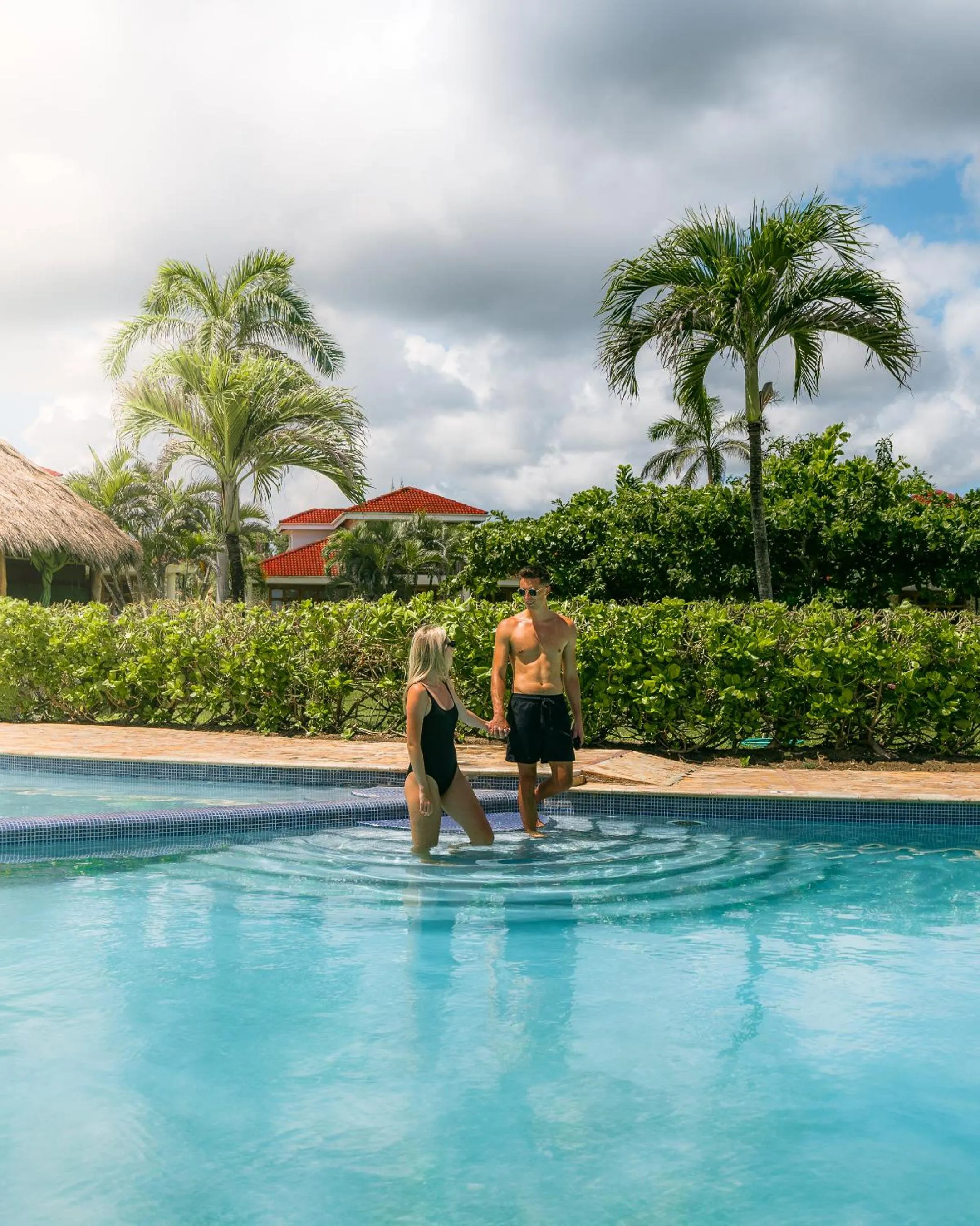 Swimming pool in Hopkins Bay Belize a Muy'Ono Resort