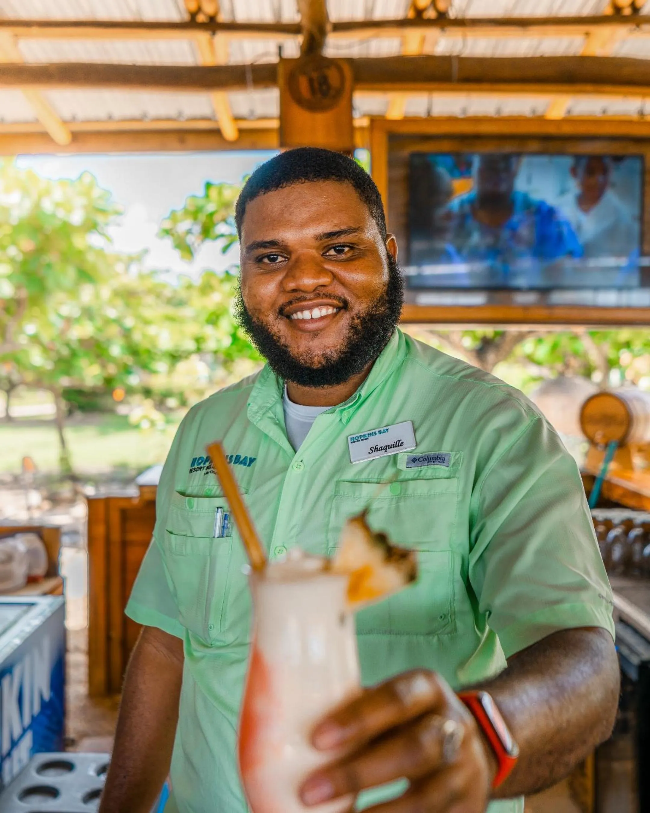Drinks in Hopkins Bay Belize a Muy'Ono Resort