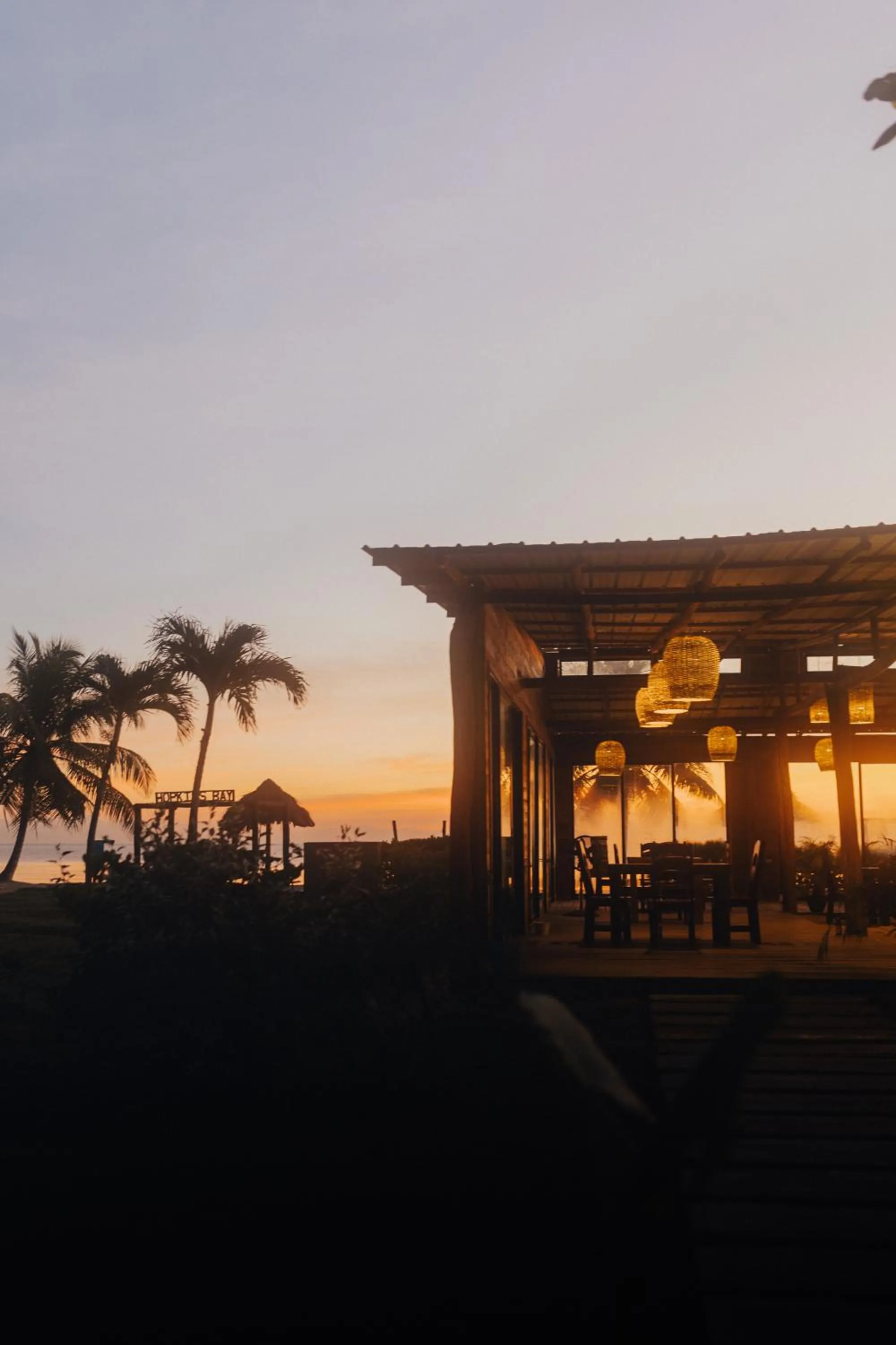 Restaurant/places to eat in Hopkins Bay Belize a Muy'Ono Resort