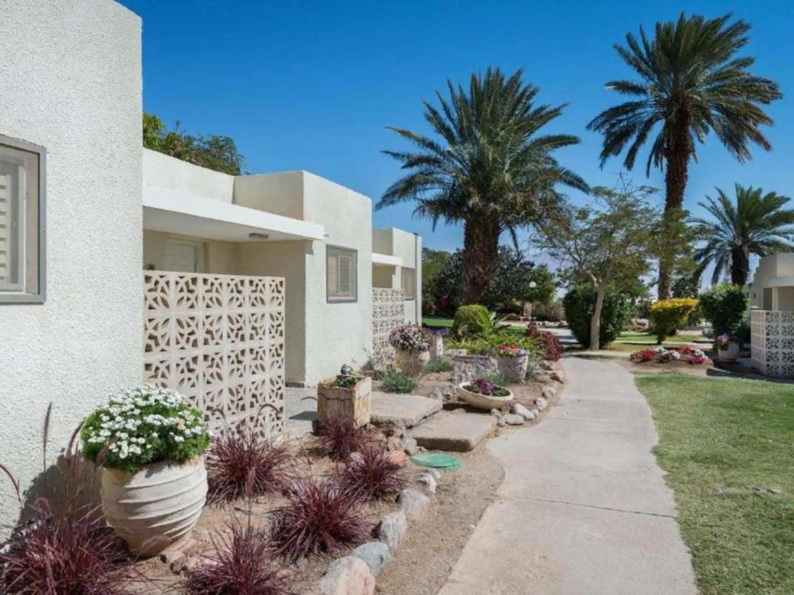 קיבוץ אילות - חדרי אירוח עם בריכה משותפת