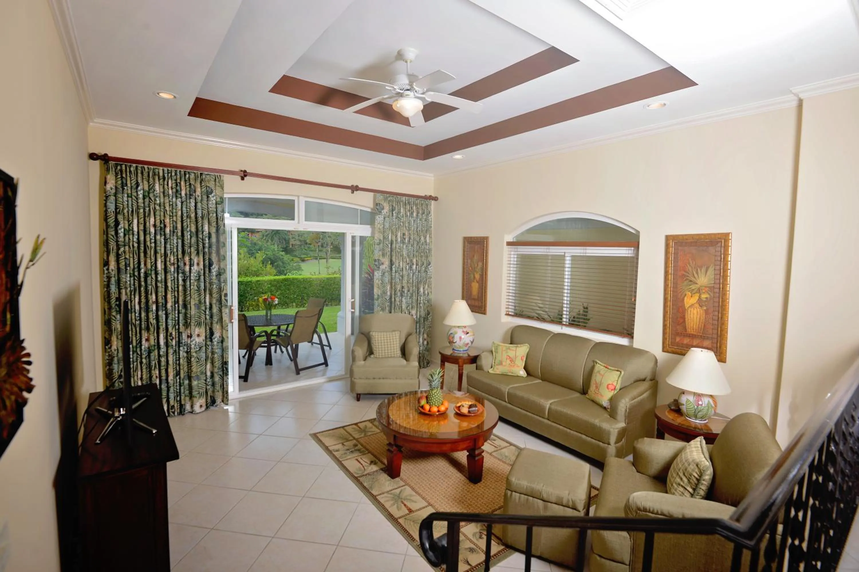 Living room in HRG Condos at Los Sueños
