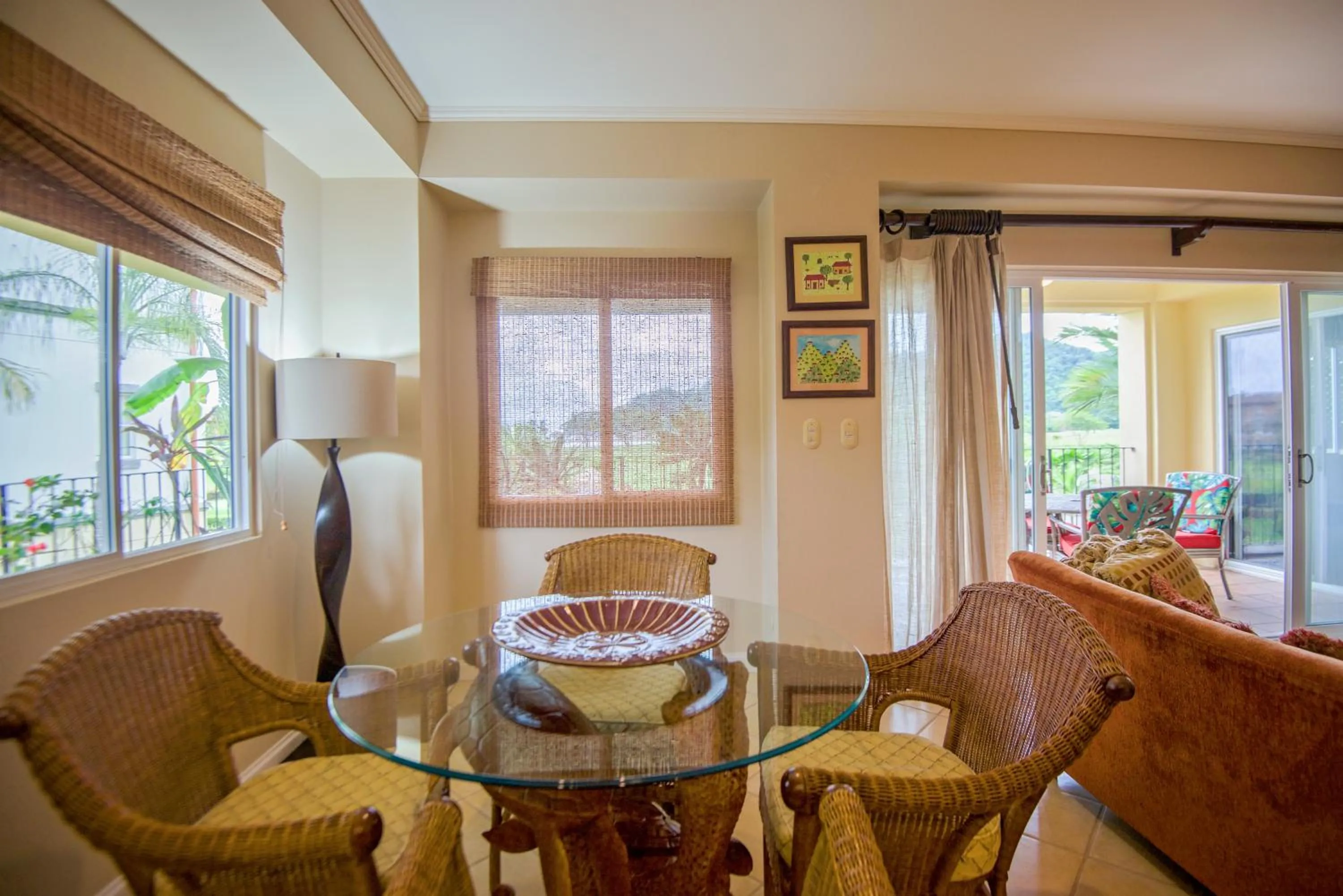 Seating area in HRG Condos at Los Sueños