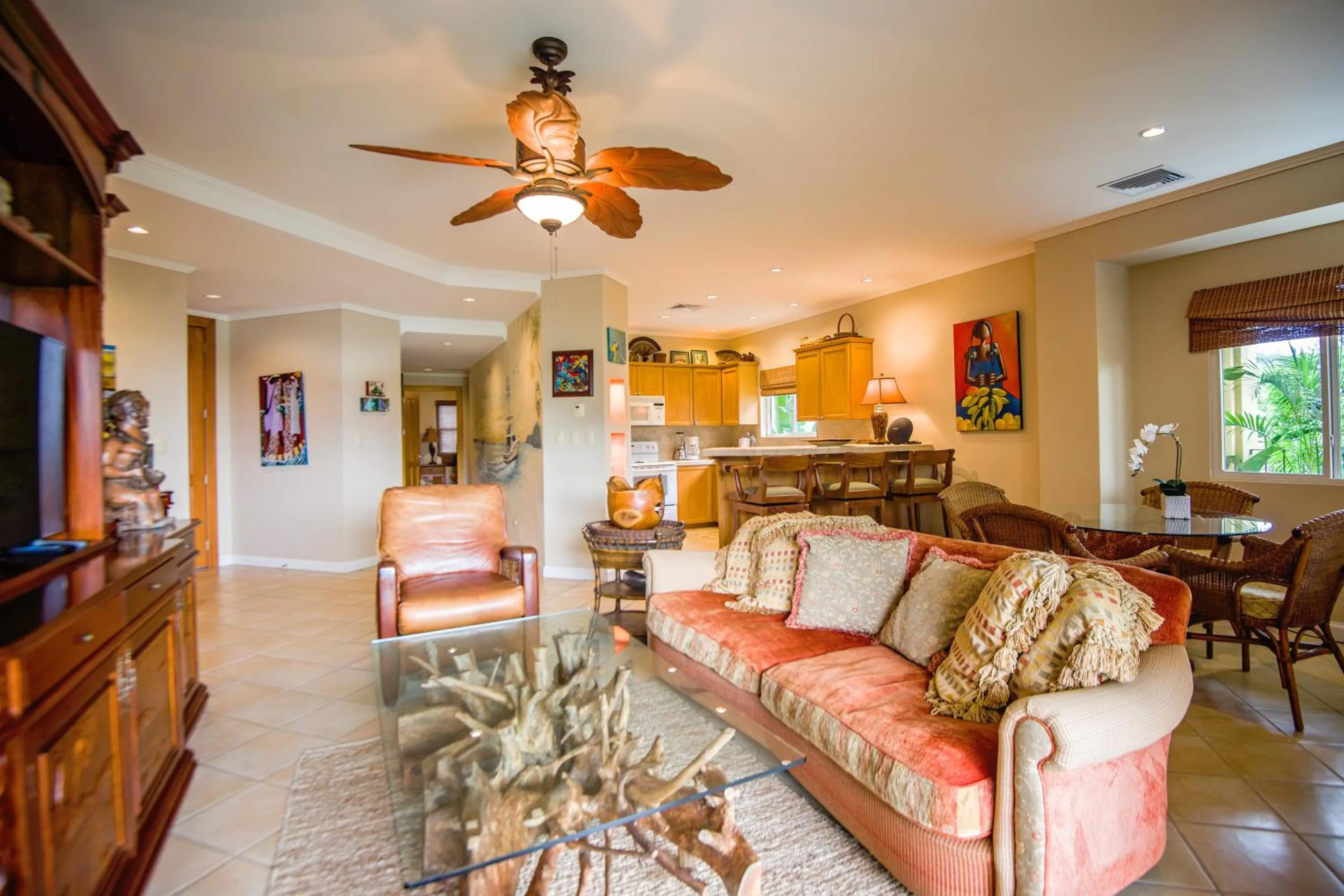 Living room in HRG Condos at Los Sueños