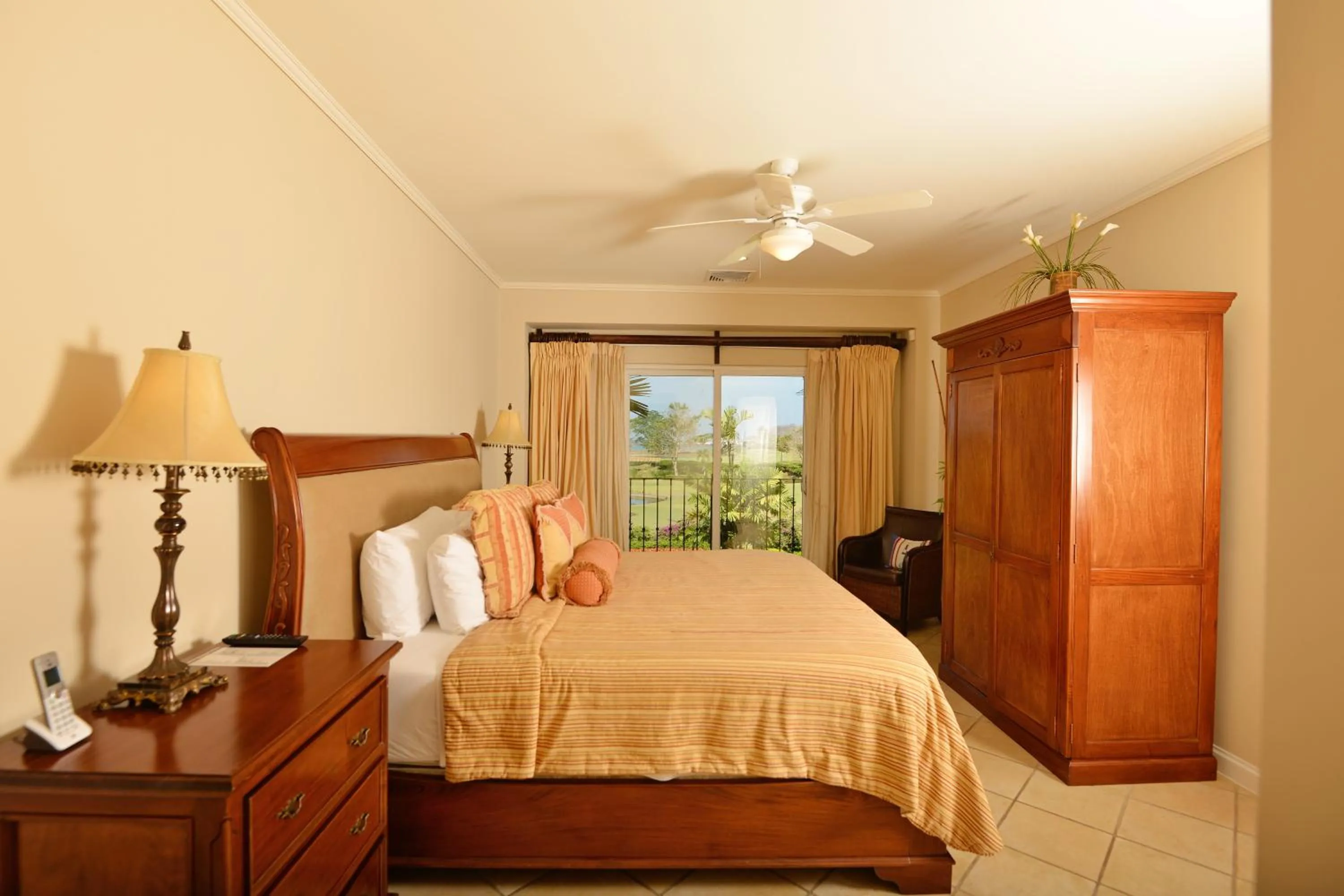 Bedroom, Bed in HRG Condos at Los Sueños