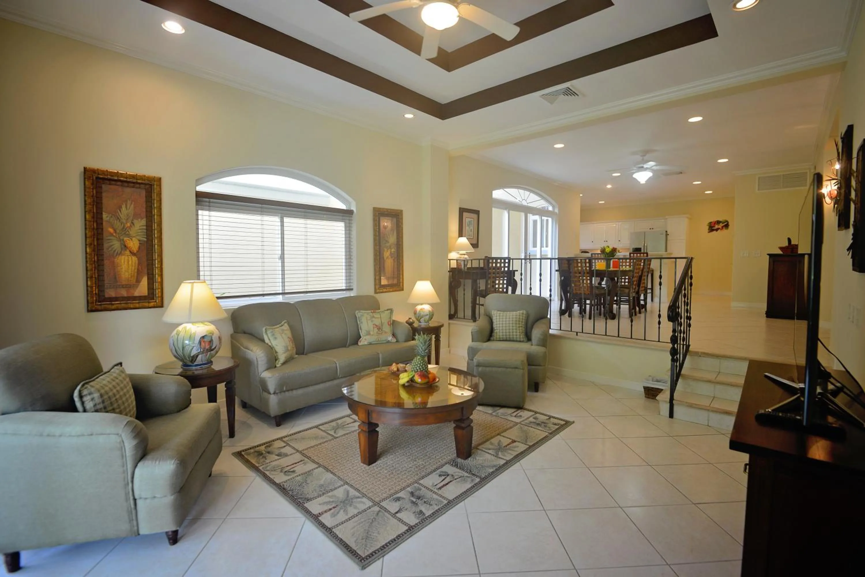 Living room in HRG Condos at Los Sueños