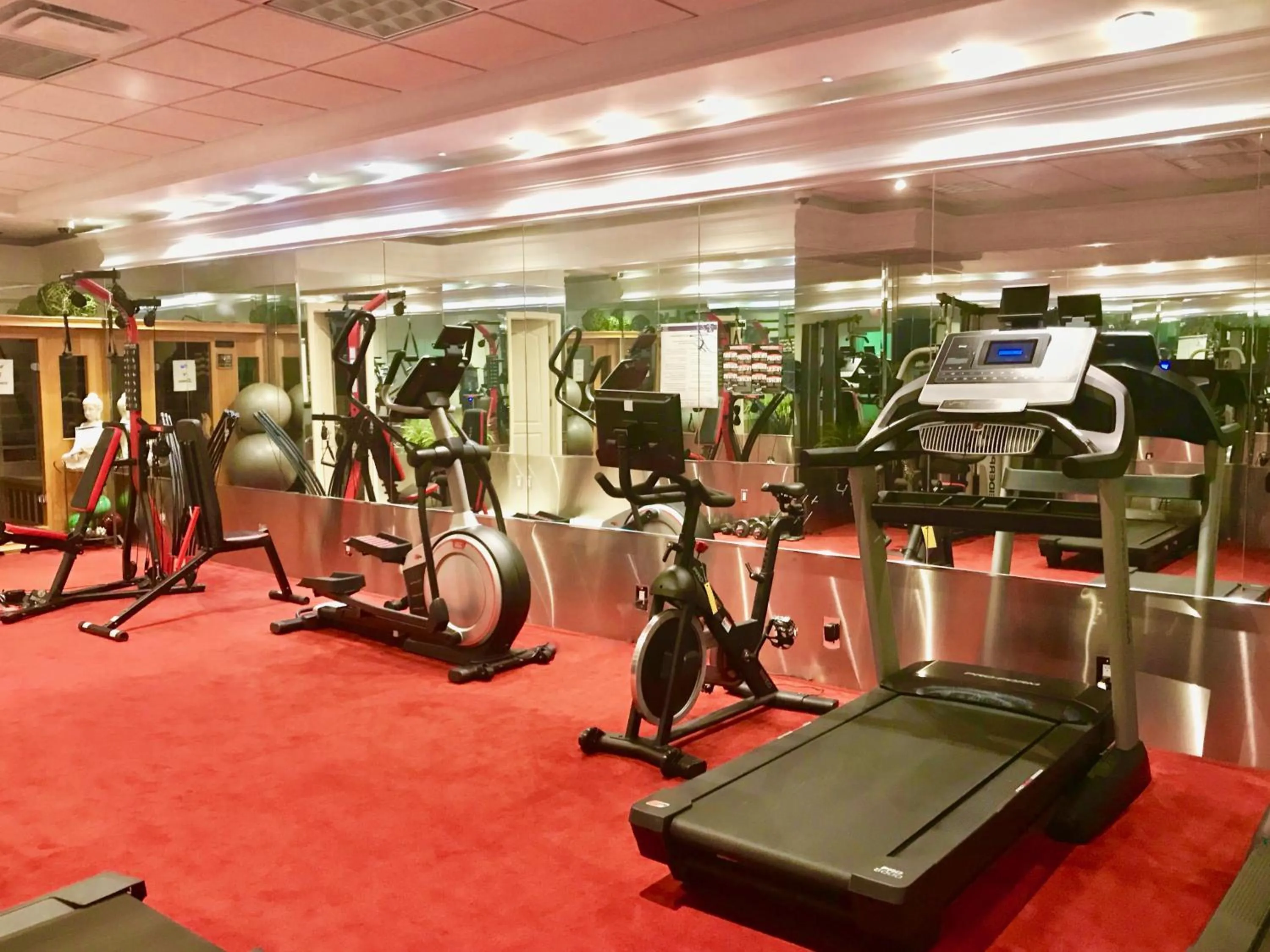 Fitness centre/facilities in Yonge Suites Apart Hotel