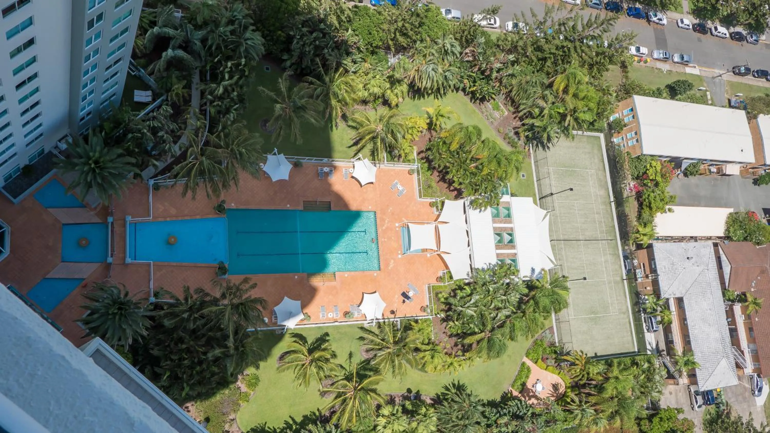 Pool view in Carmel by the Sea