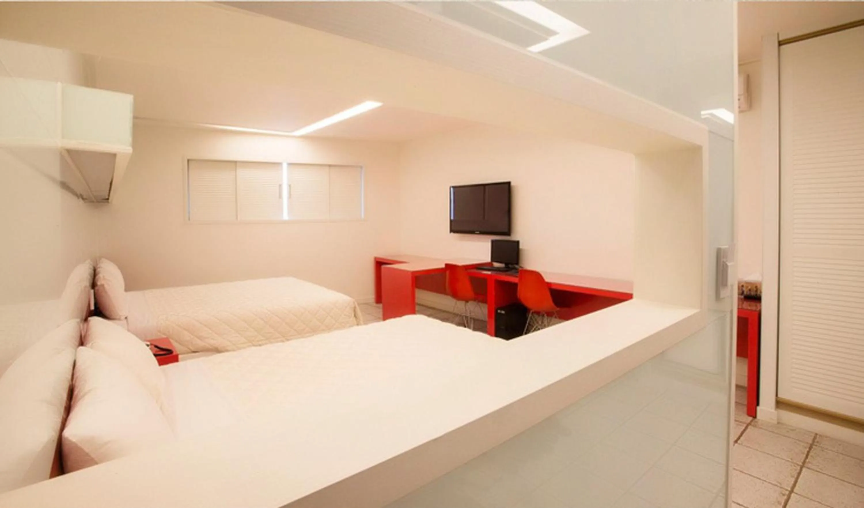 Bed in Incheon Airport Hotel Zeumes