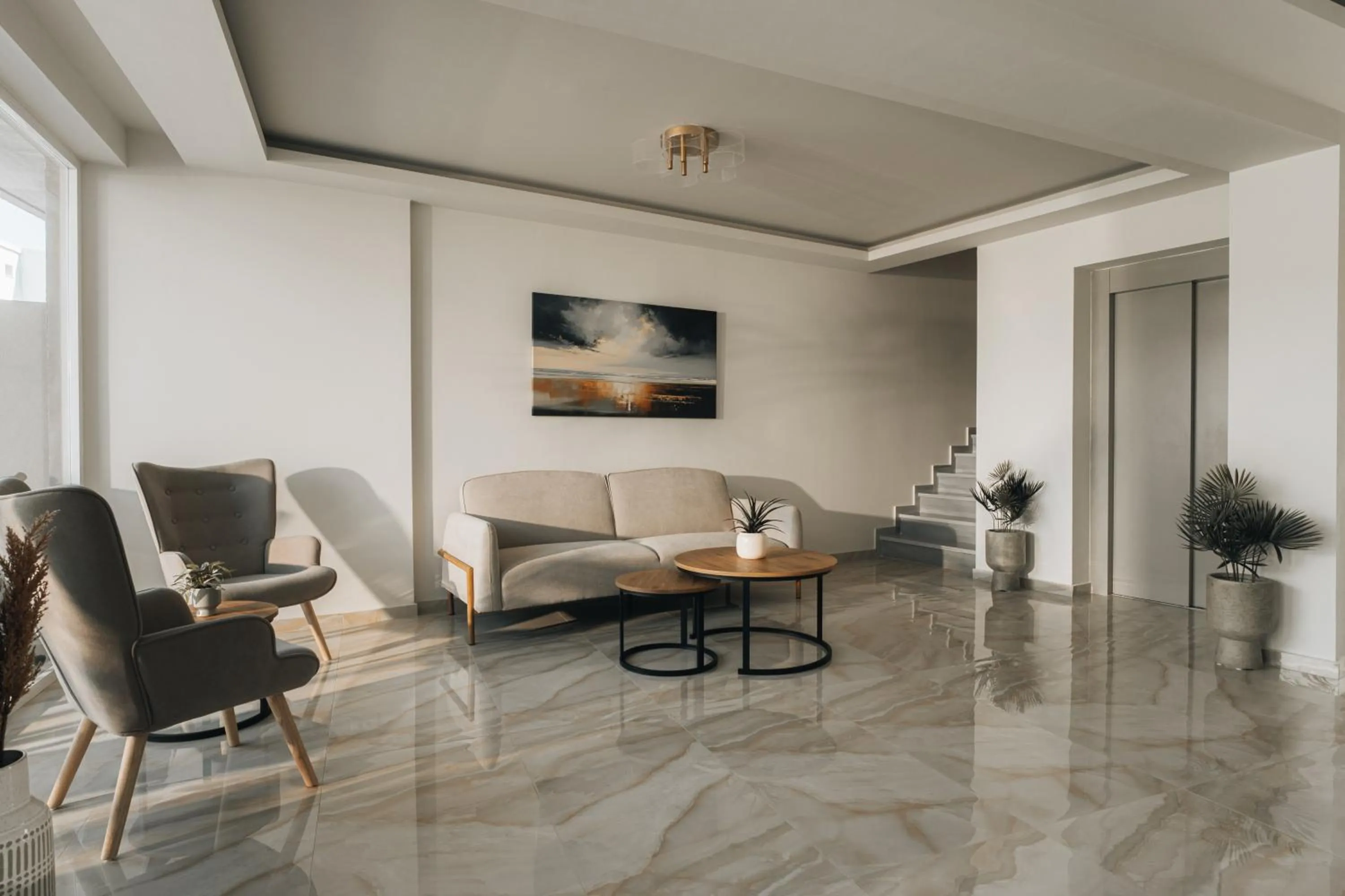 Seating area in Golden Coast Beachfront Resort