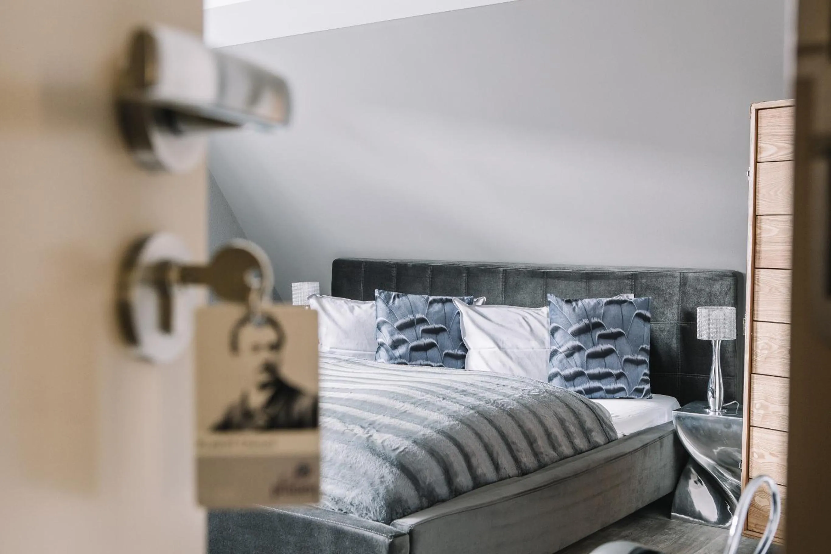 Photo of the whole room, Bed in Boutique Hotel Pfauen