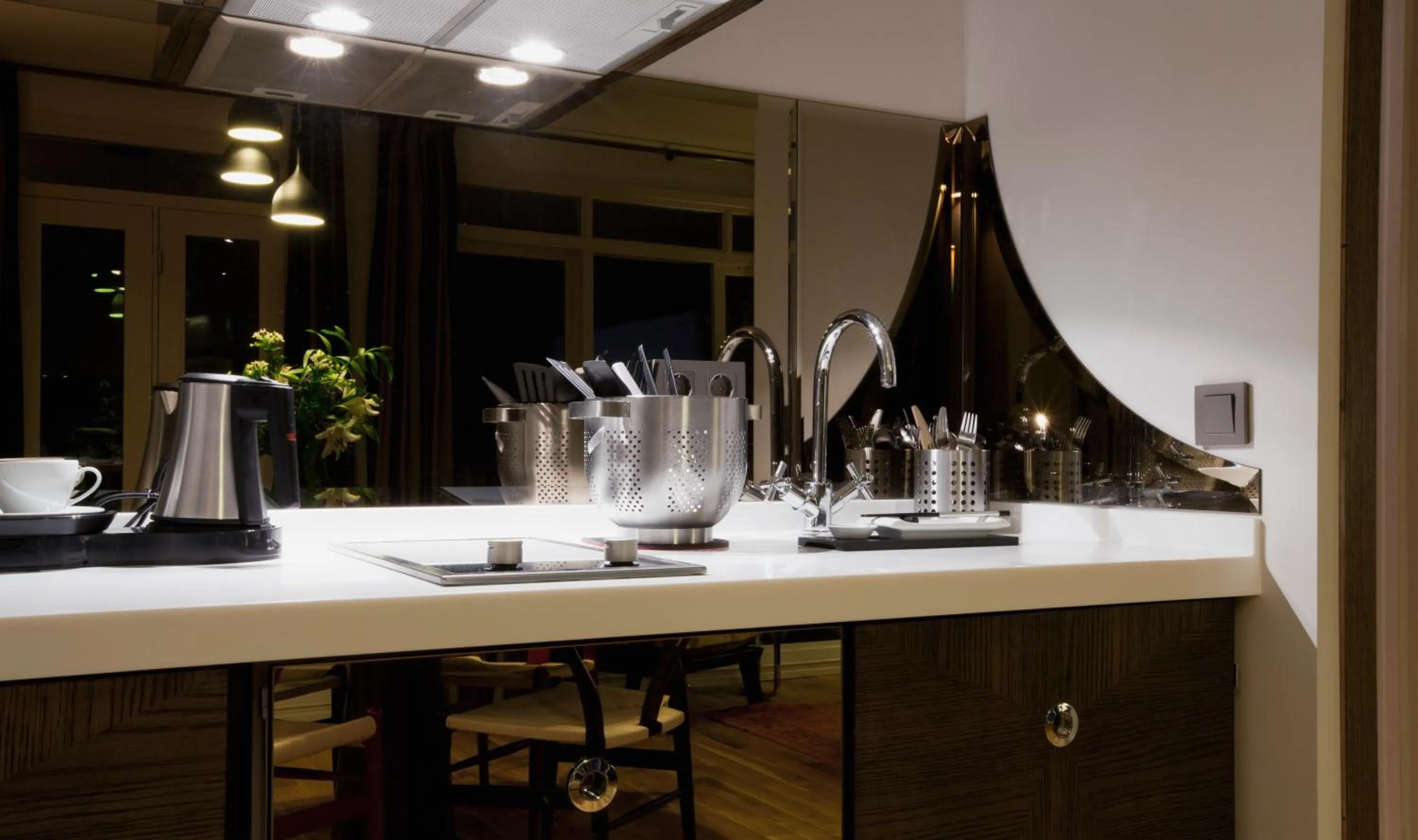 Kitchen or kitchenette in Urban Suites