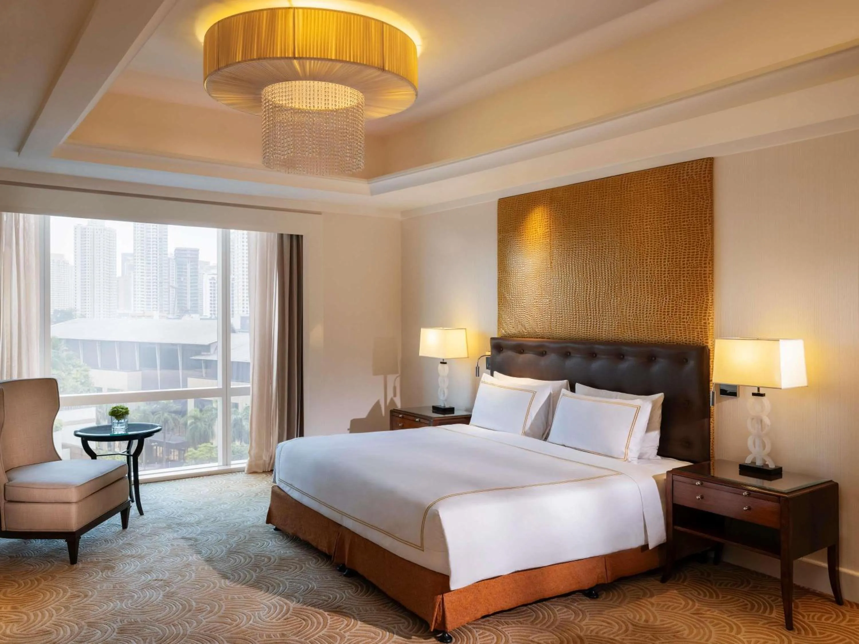 Bedroom, Bed in Fairmont Makati