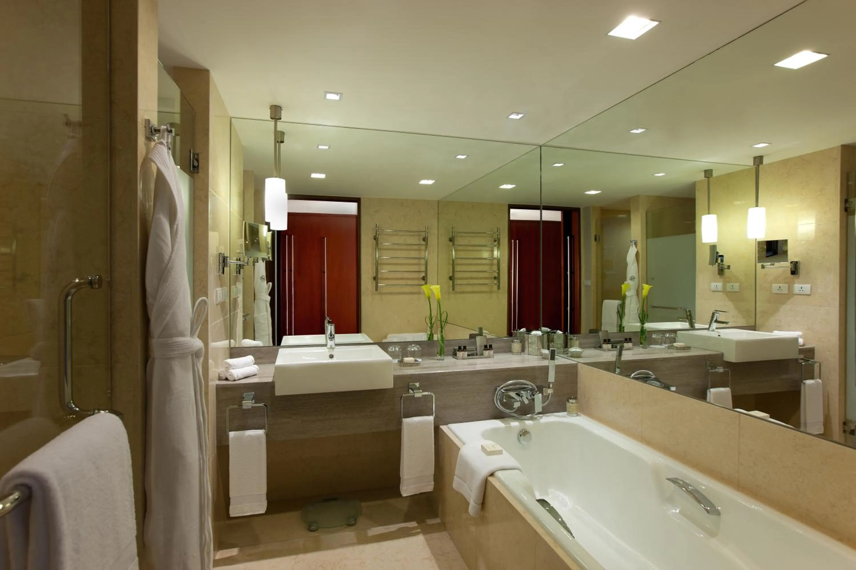 Bathroom in Fairmont Makati