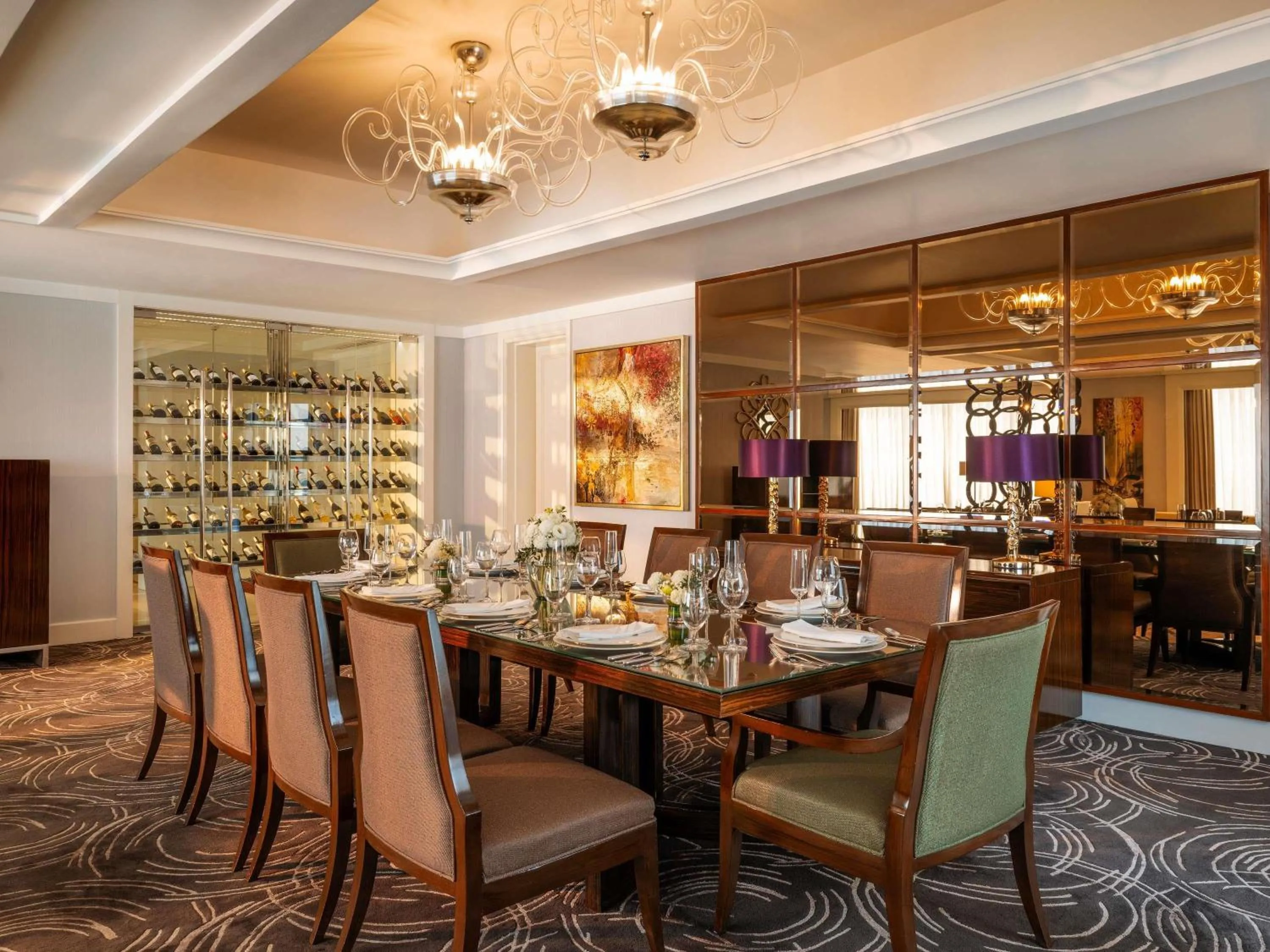 Bedroom in Fairmont Makati