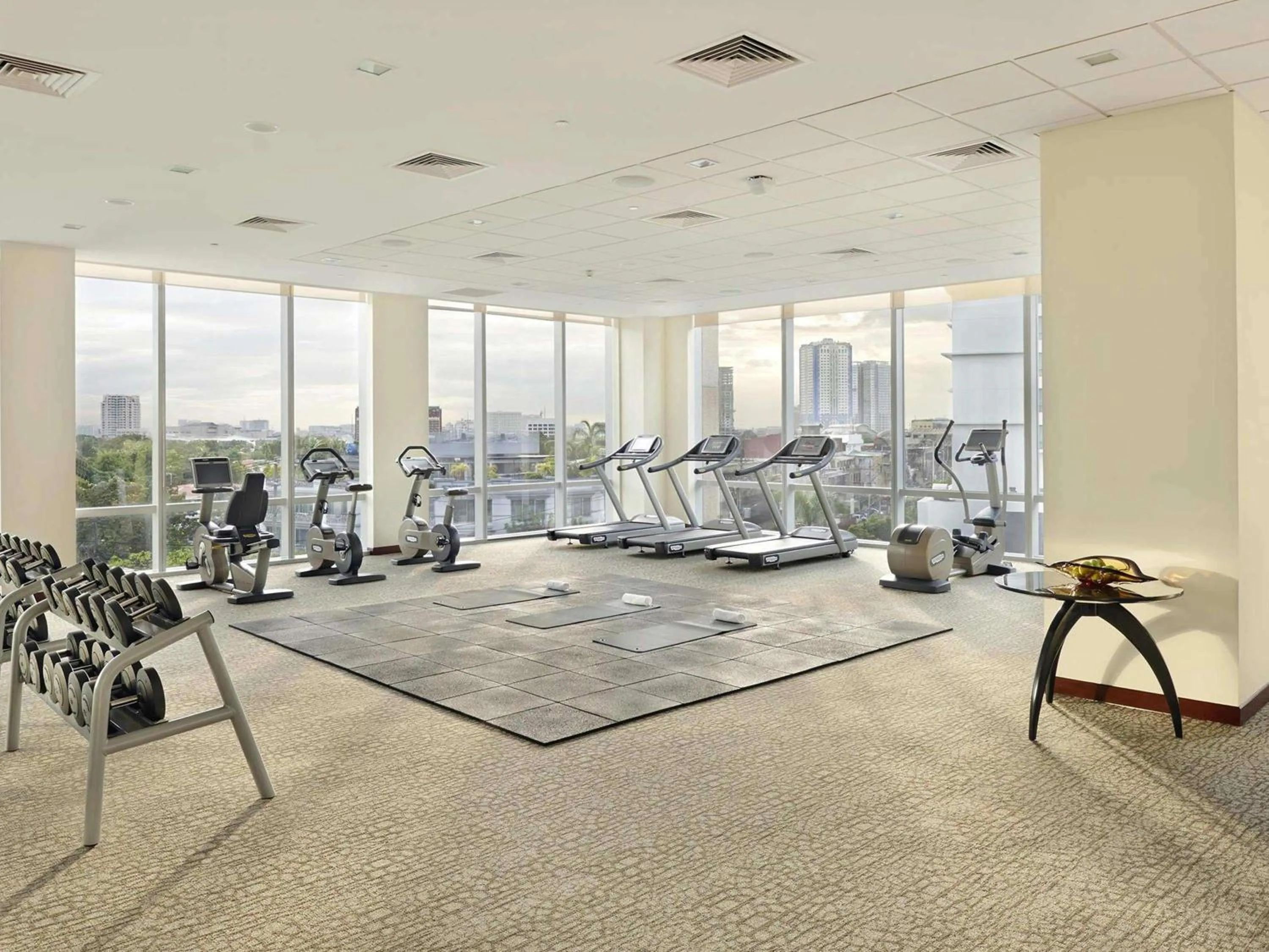 Fitness centre/facilities in Fairmont Makati