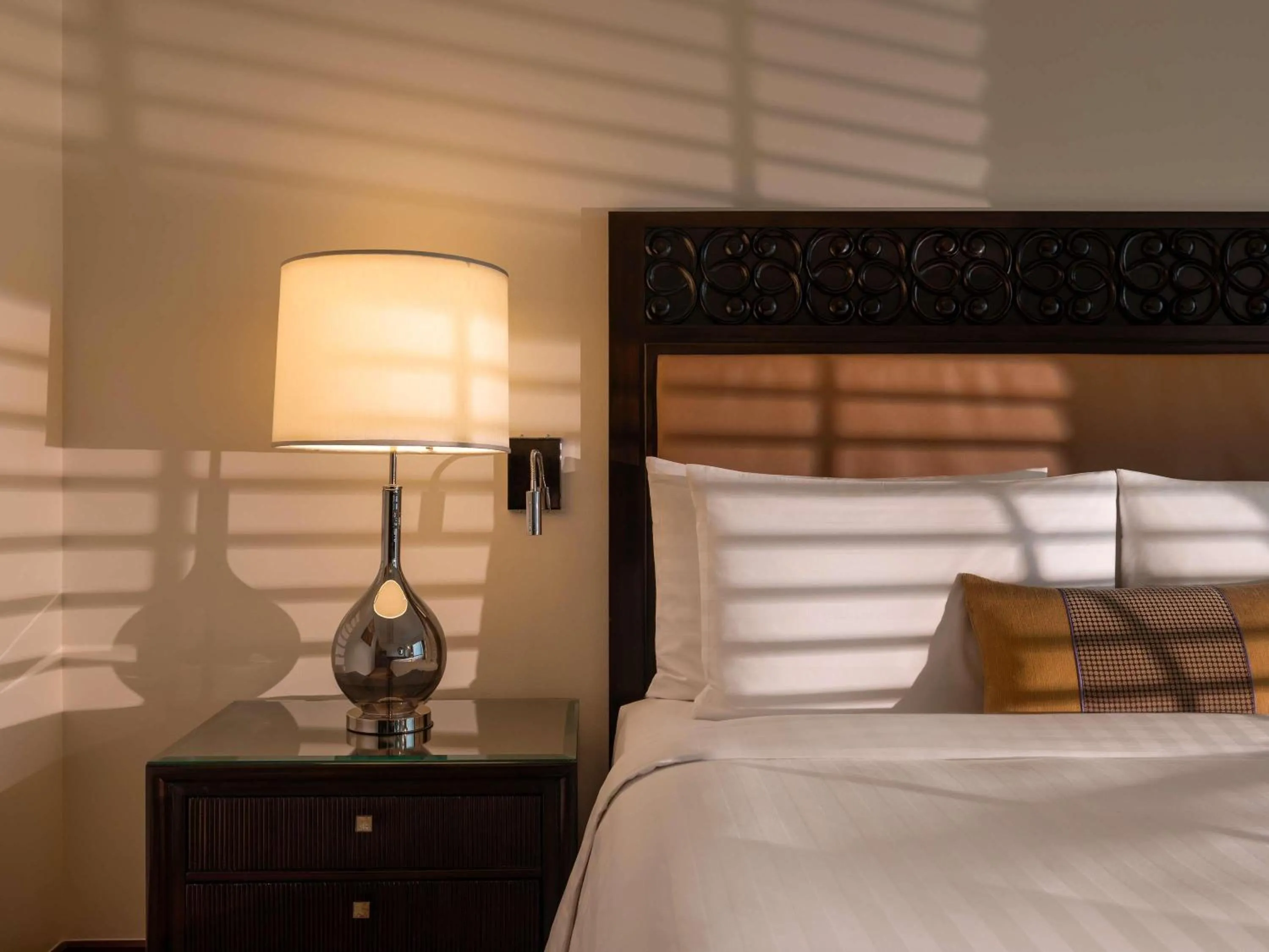 Bedroom, Bed in Fairmont Makati