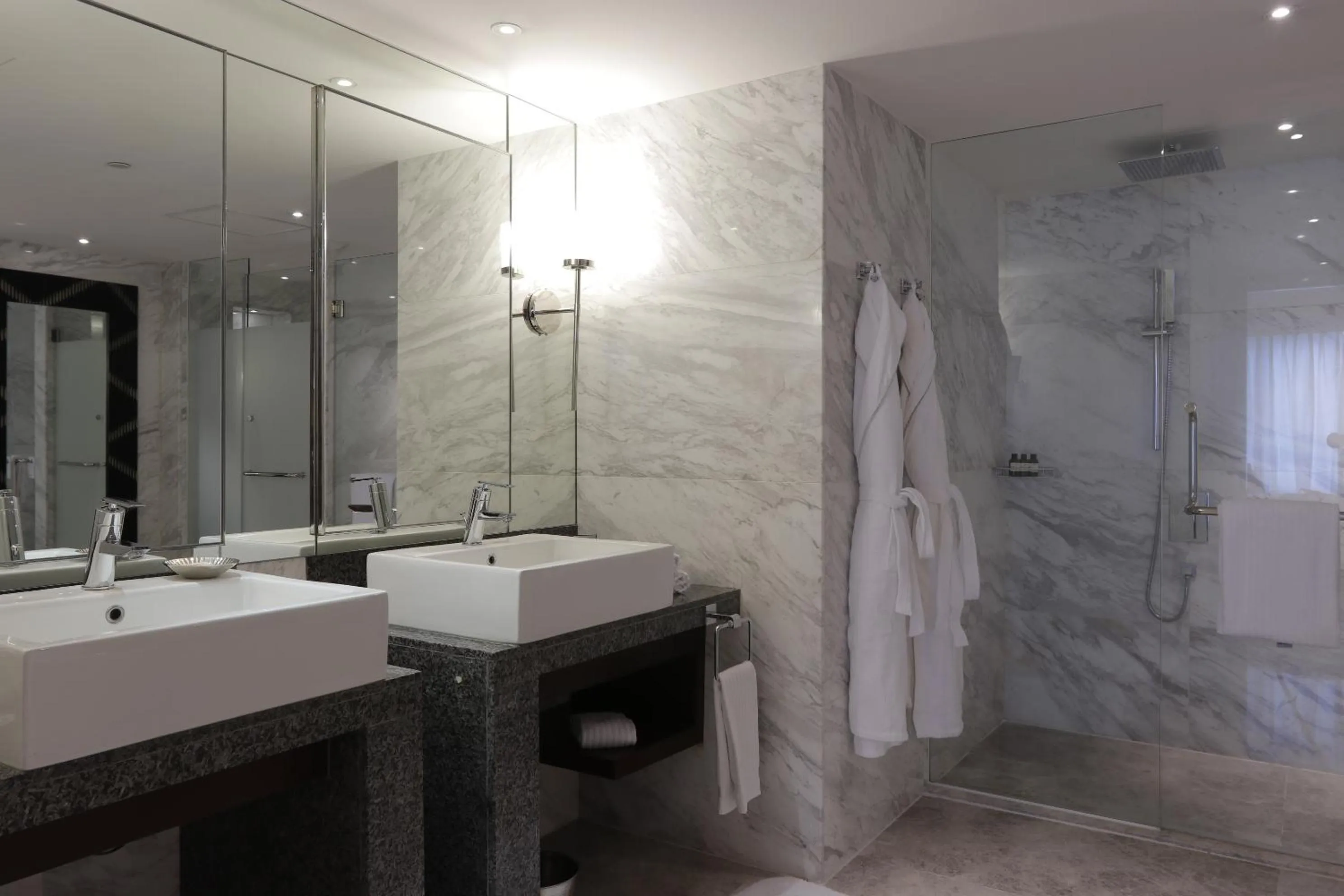 Bathroom in Fairmont Makati