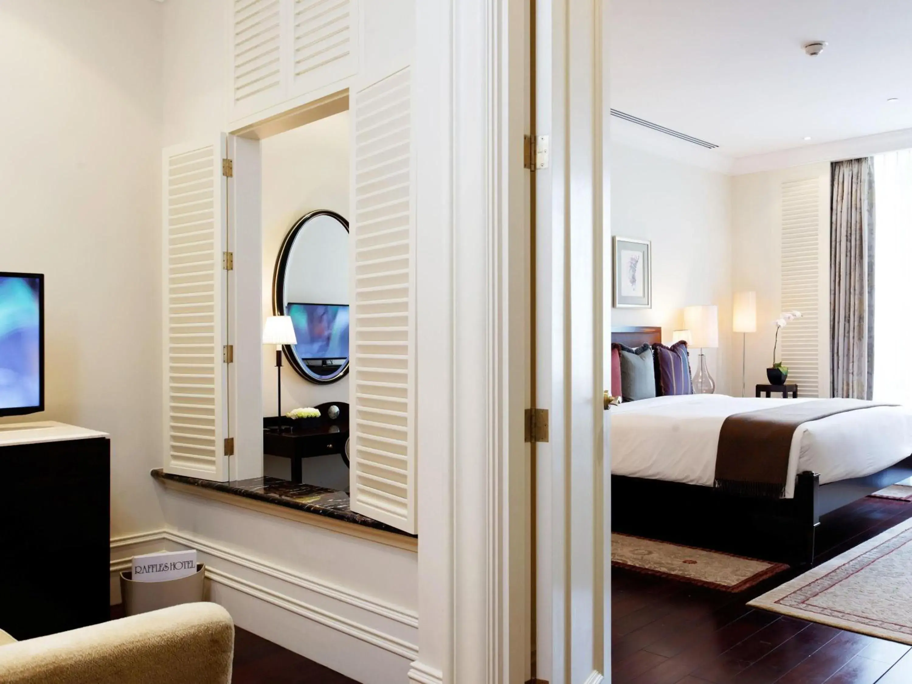 Bedroom, Bed in Raffles Makati Bedroom, Bed in Raffles Makati