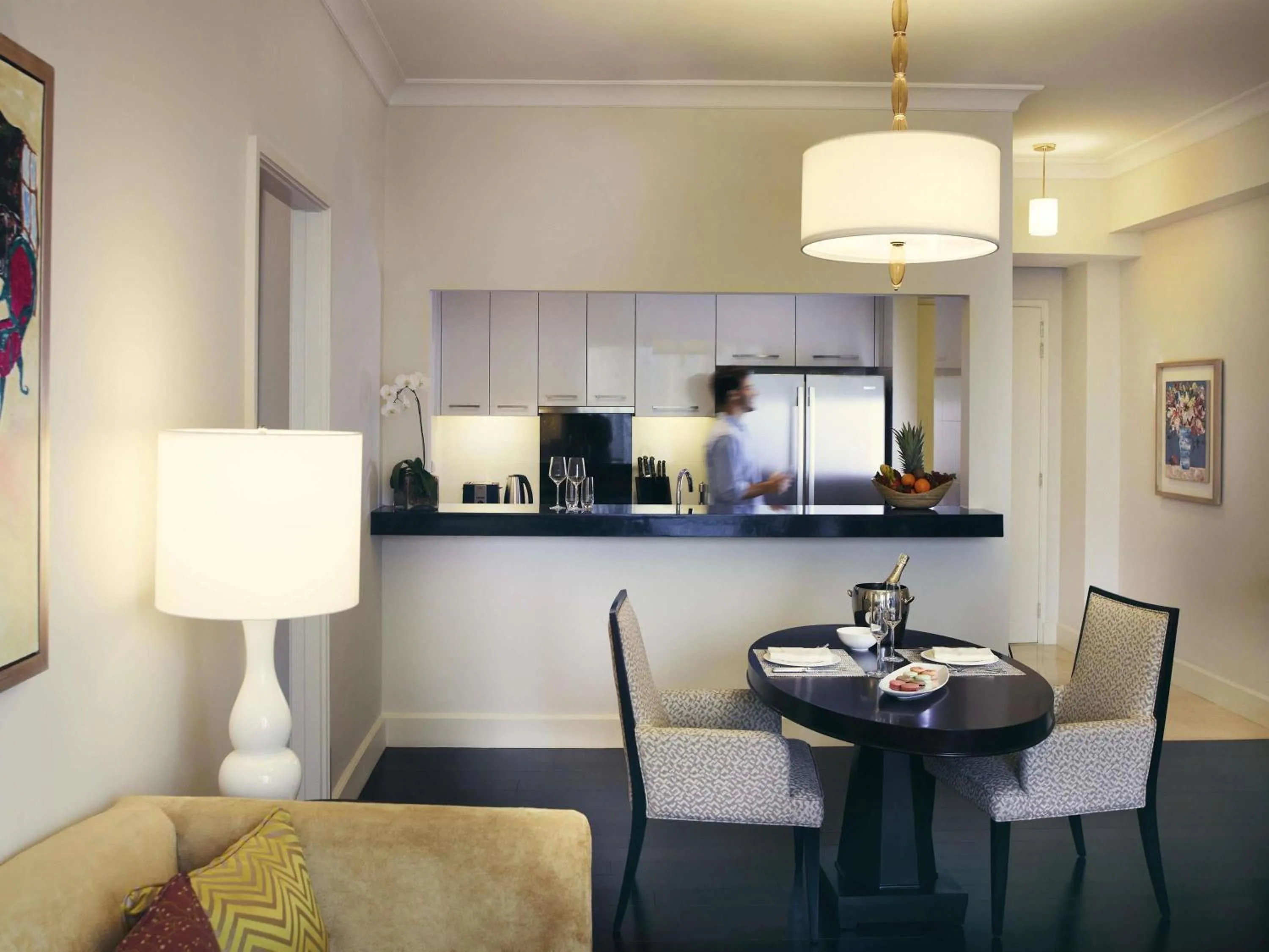 Bedroom in Raffles Makati