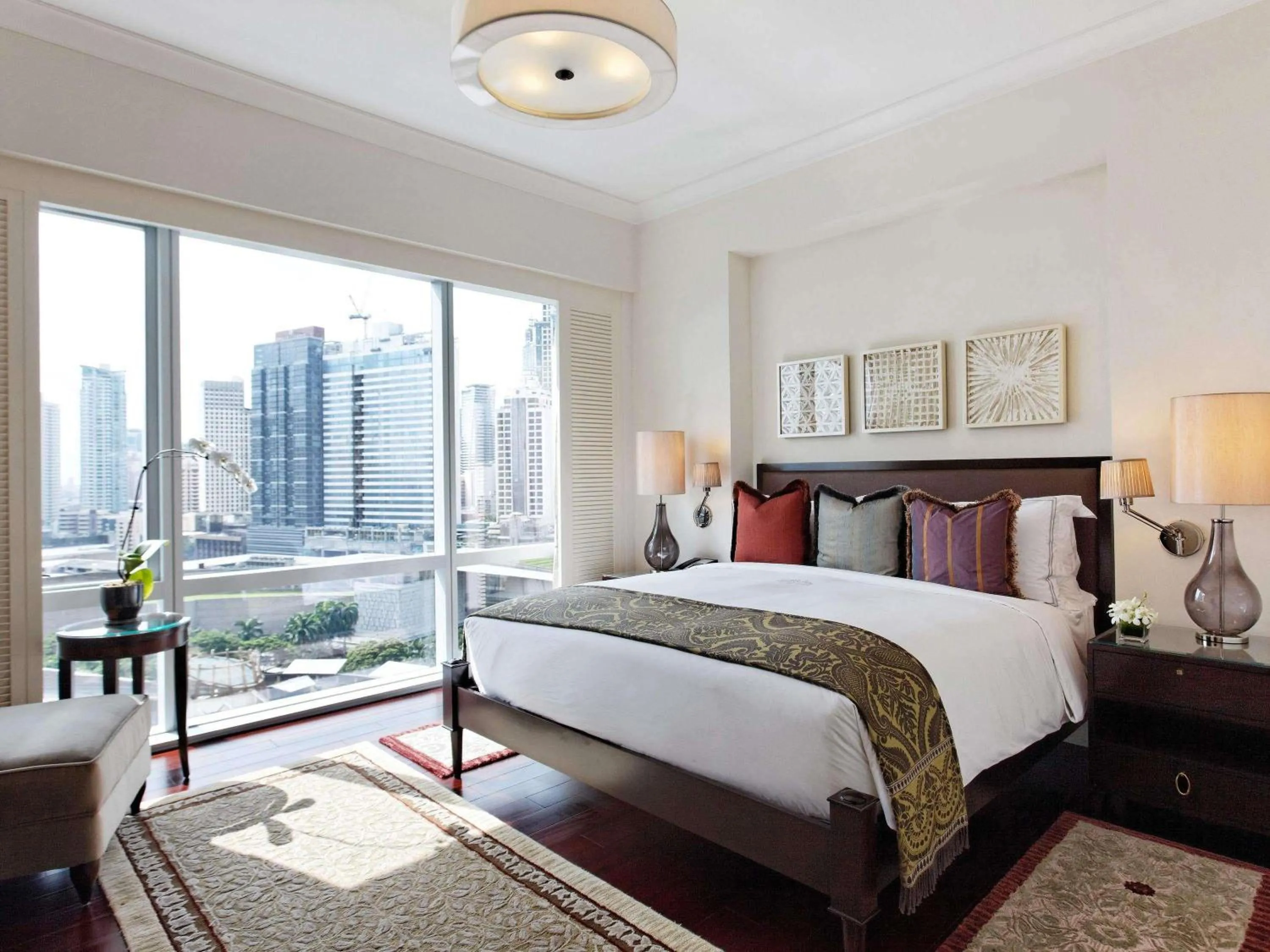 Bedroom, Bed in Raffles Makati