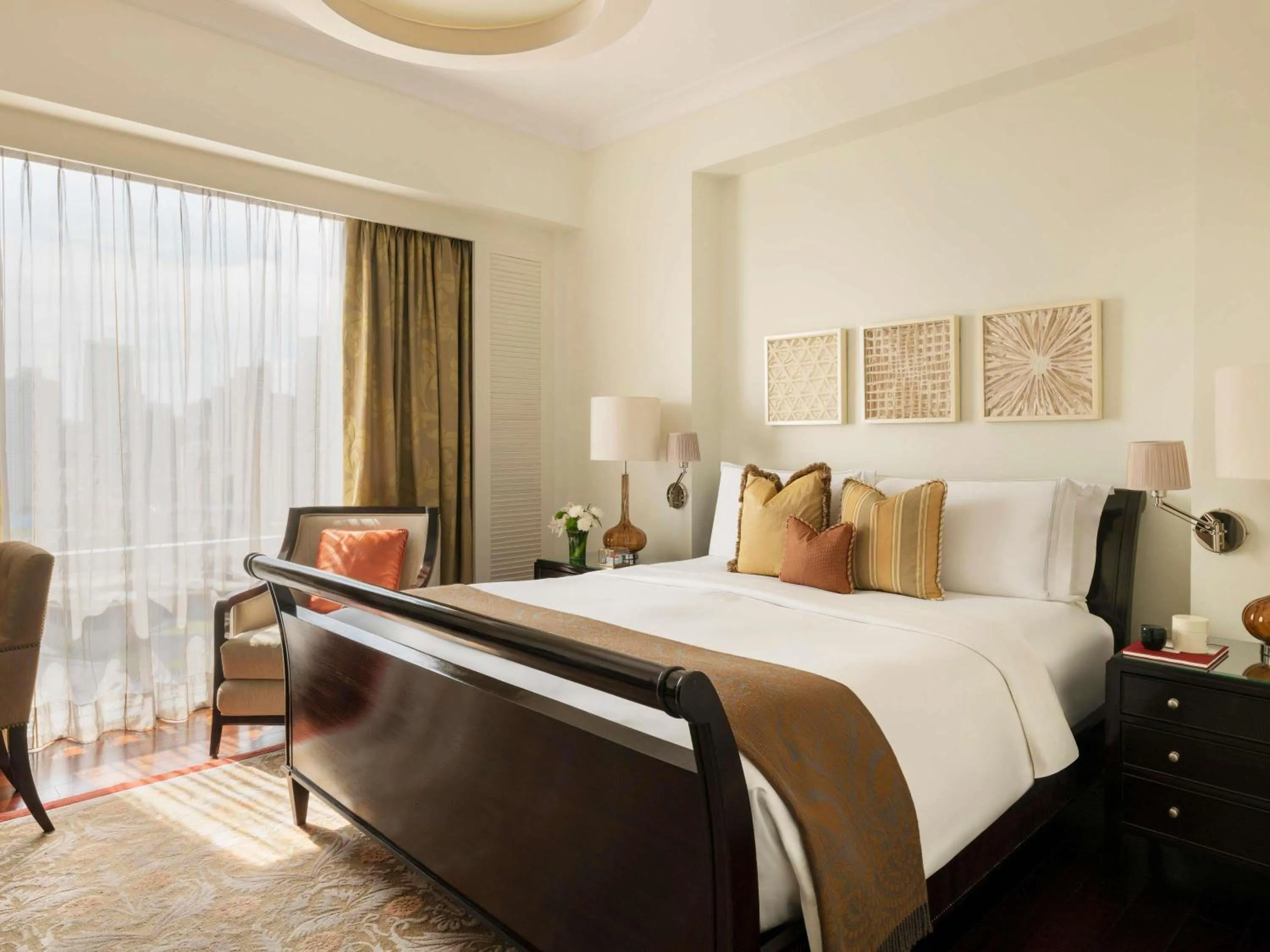 Bedroom, Bed in Raffles Makati