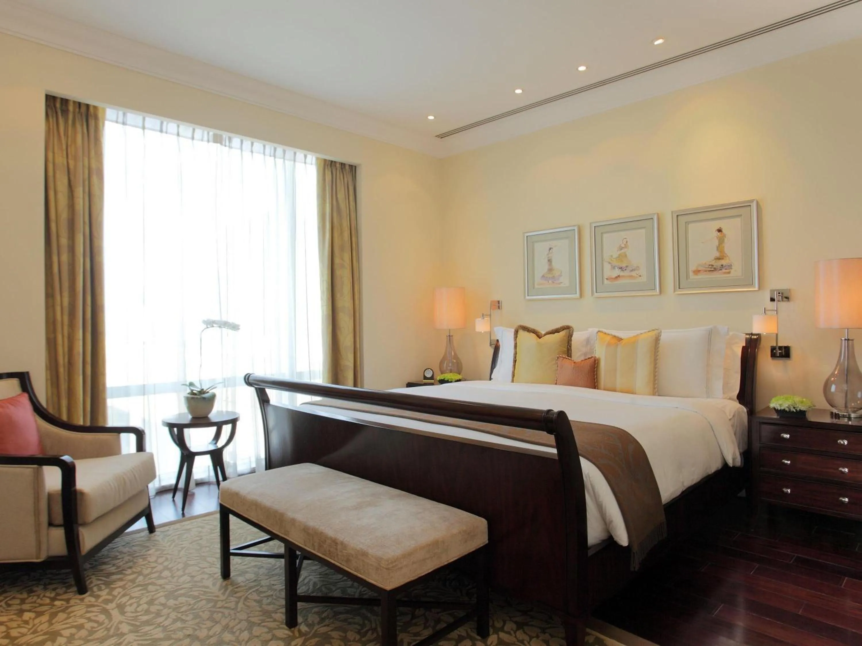 Bedroom, Bed in Raffles Makati