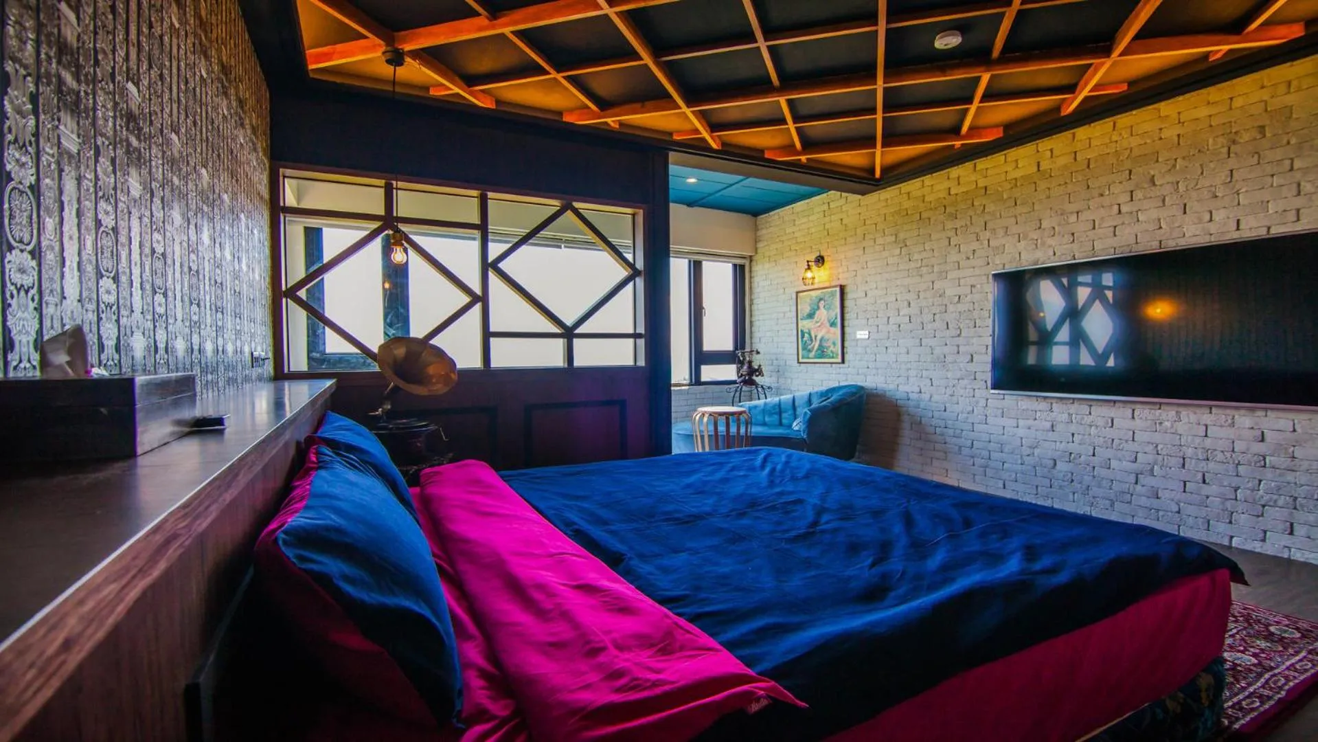 Bed in Liuqiu Antique Tea House
