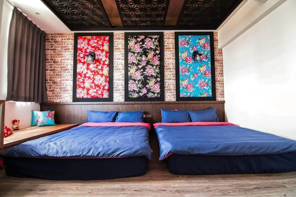 Bed in Liuqiu Antique Tea House
