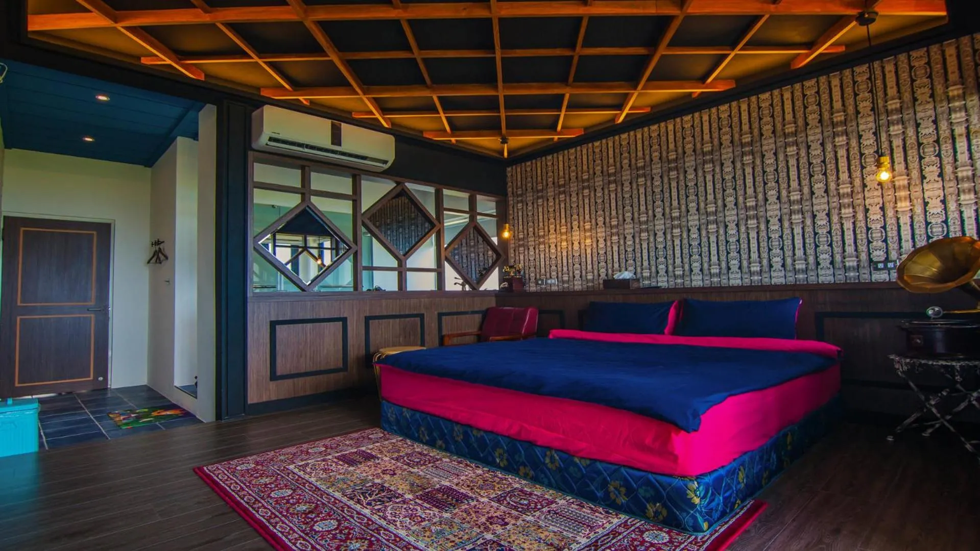 Bed in Liuqiu Antique Tea House