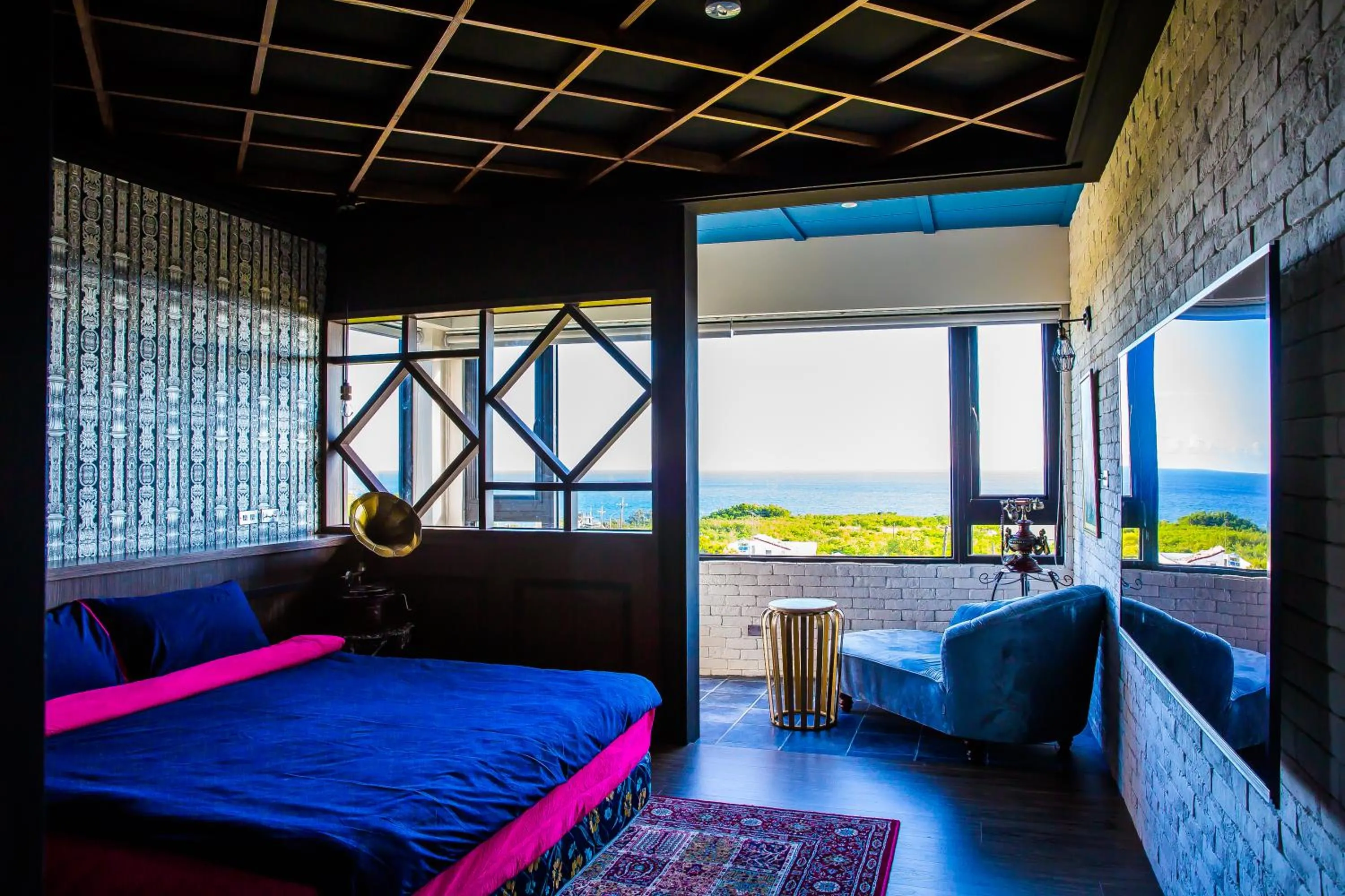 Bed in Liuqiu Antique Tea House