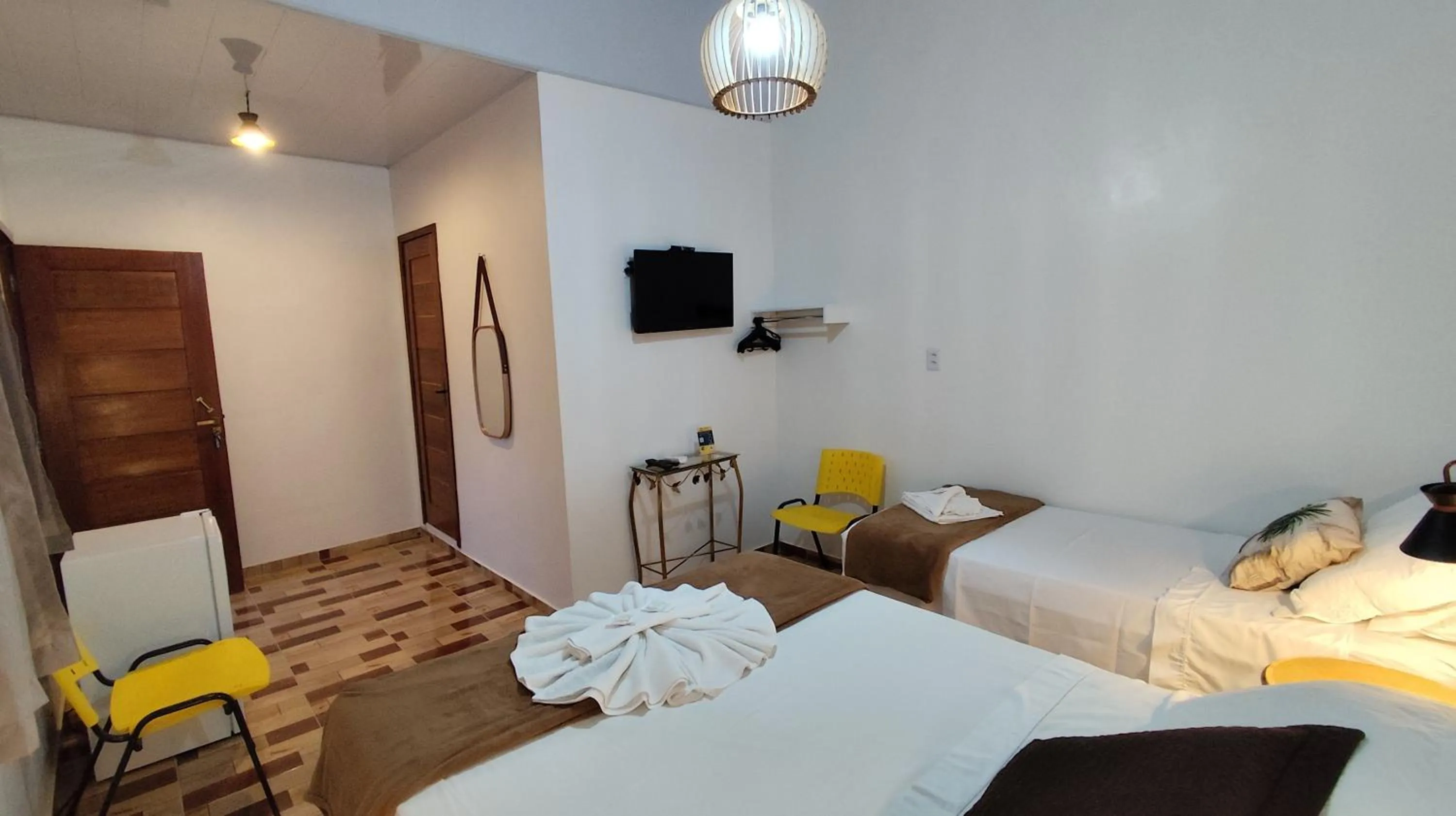 Bed in Pousada Solar Encanto do Marajó