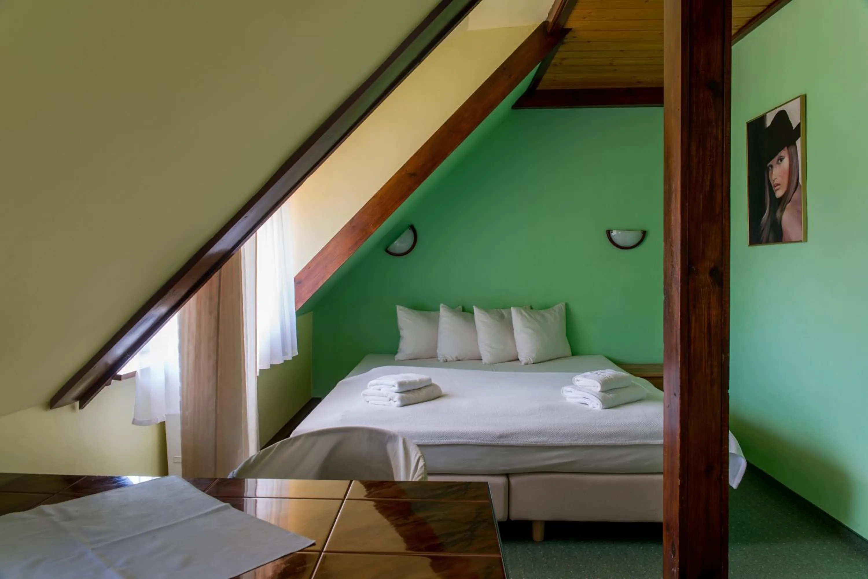 Bed in Park Inn Resort