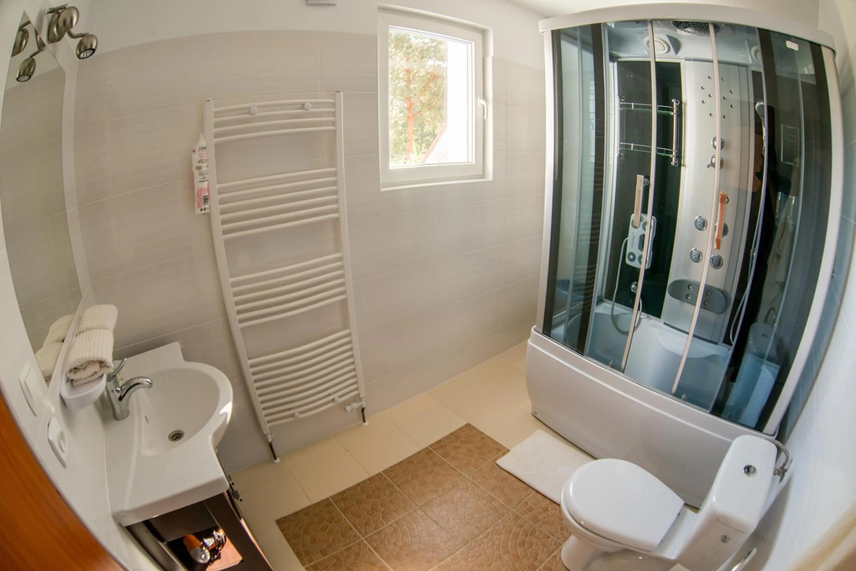 Shower in Park Inn Resort