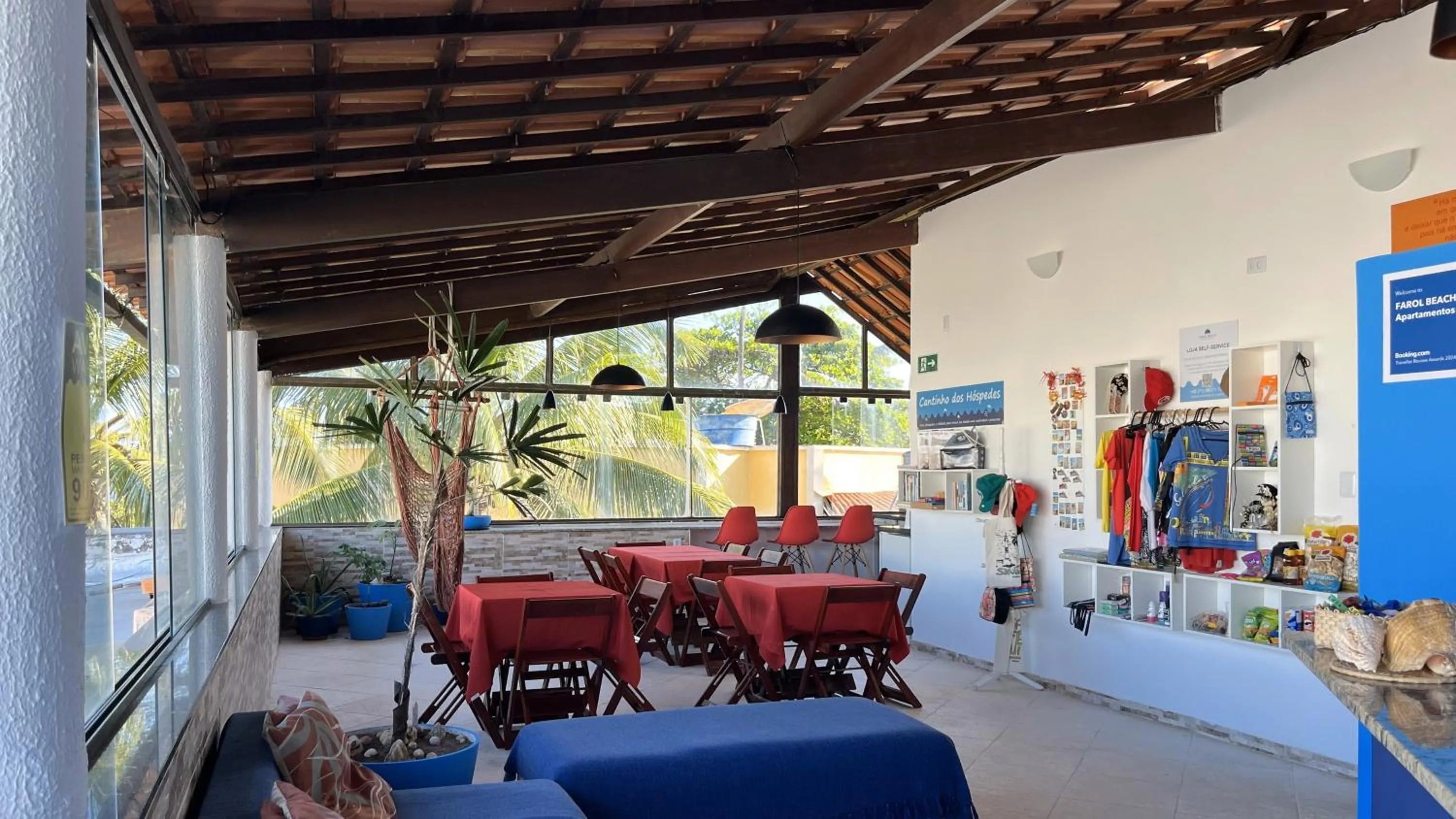 Living room in FAROL BEACH Suítes
